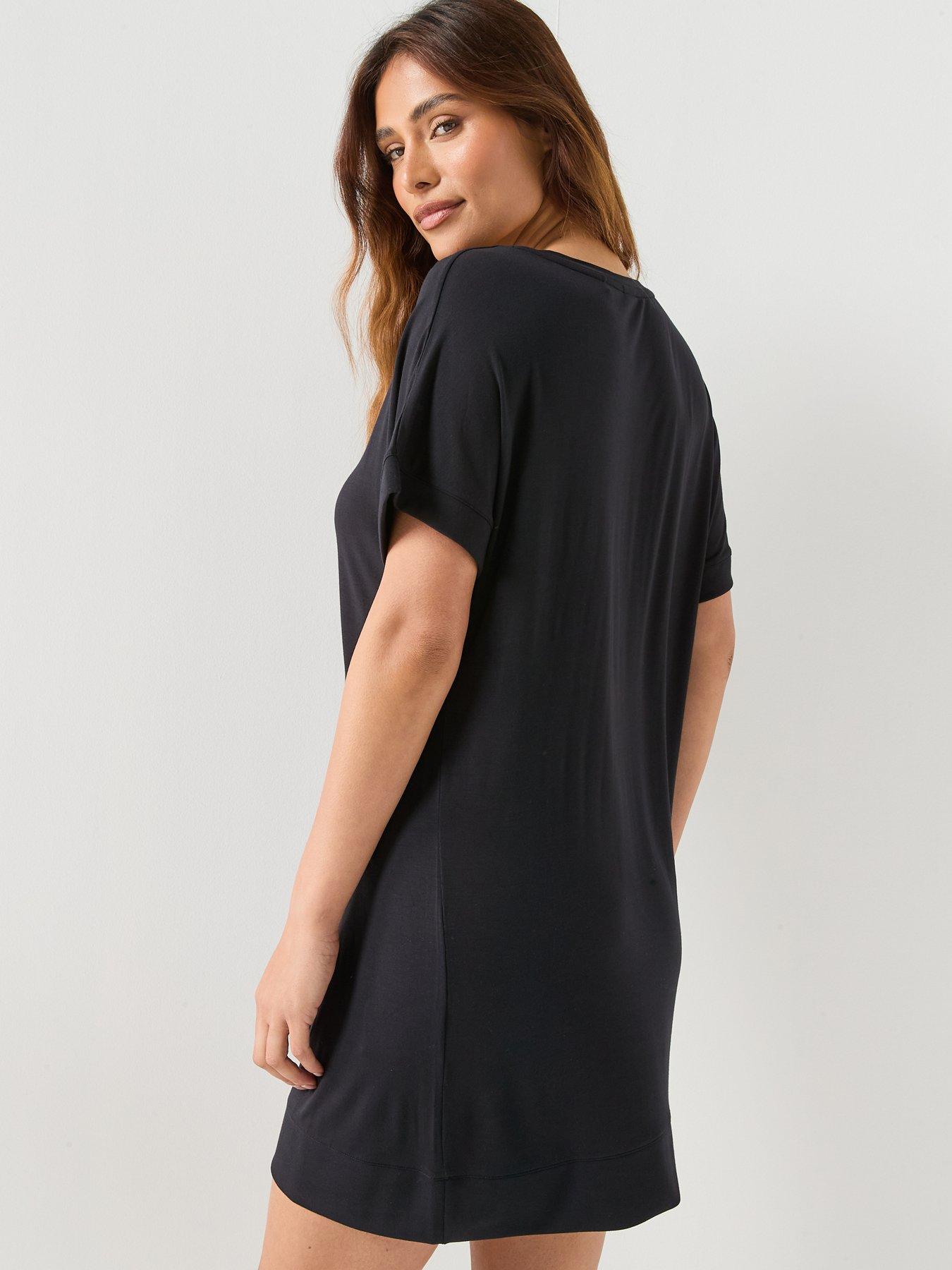 Image 2 of 4 of BOSS Element Nightie - Black