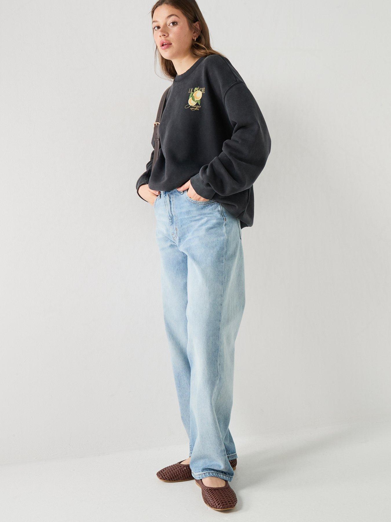 Image 3 of 6 of HUGO Classic Graphic Crew Neck Jumper - Black