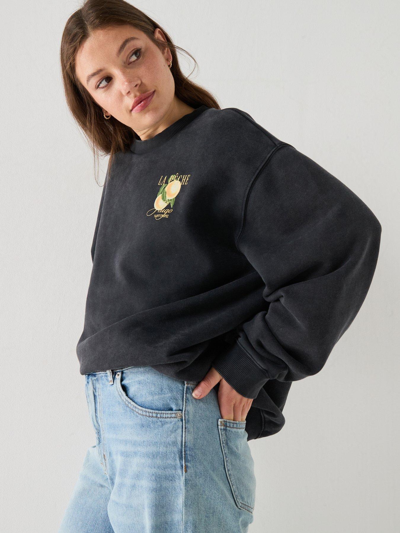 Image 4 of 6 of HUGO Classic Graphic Crew Neck Jumper - Black
