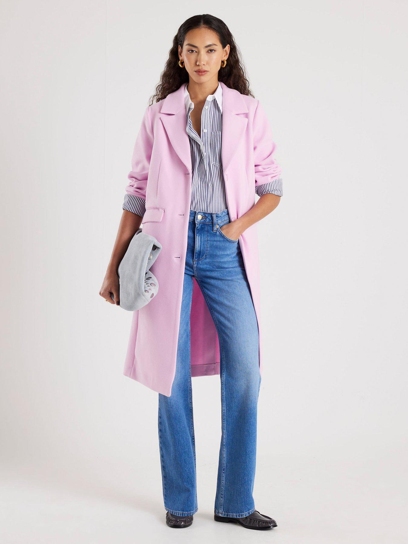 Womens Pink Coats - Very
