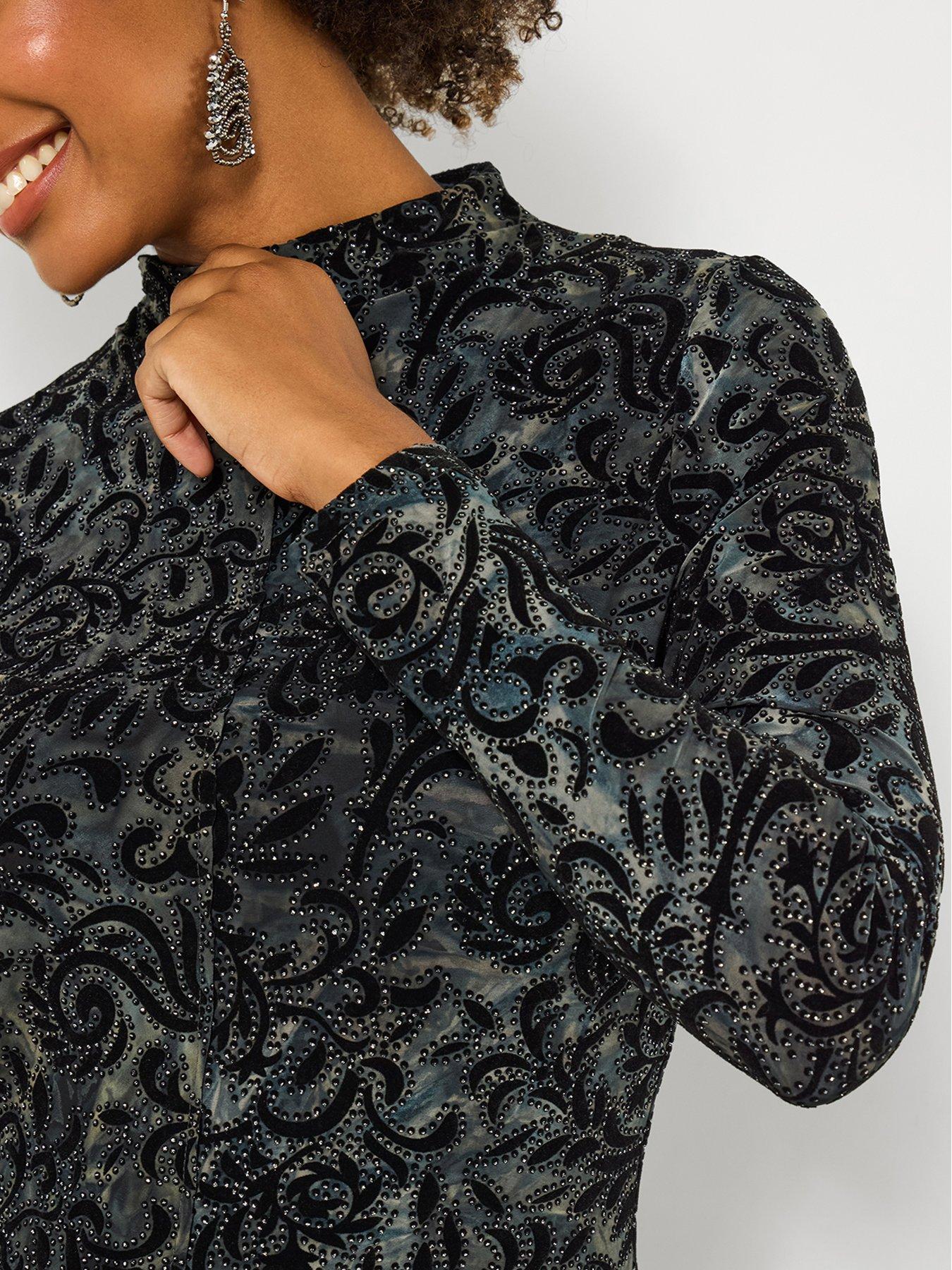 Image 5 of 7 of Joe Browns Winter Nights Tunic Top - Charcoal