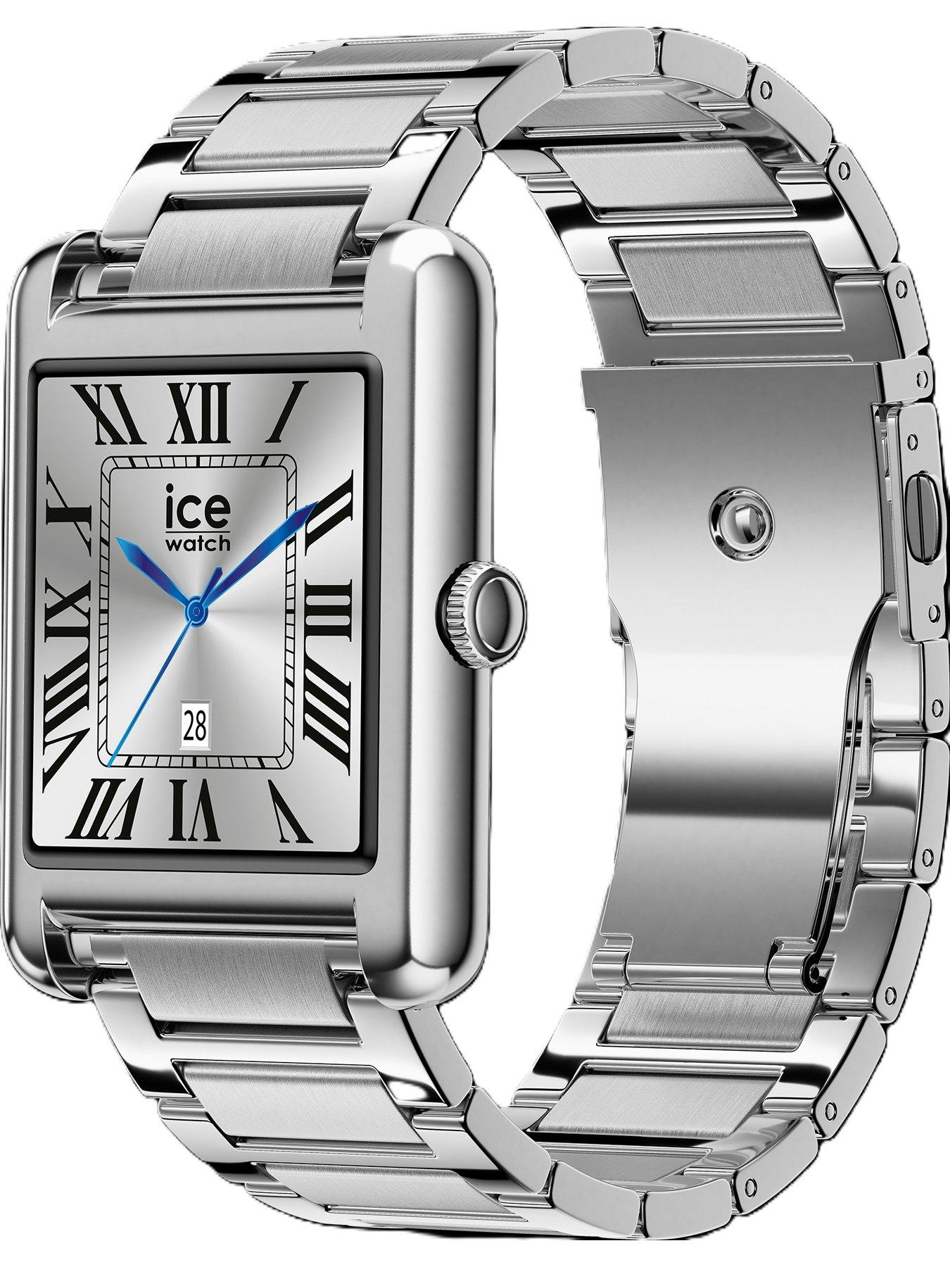 Image 3 of 4 of Ice-Watch Silver IP  Multi Linked Bracelet Smart Watch