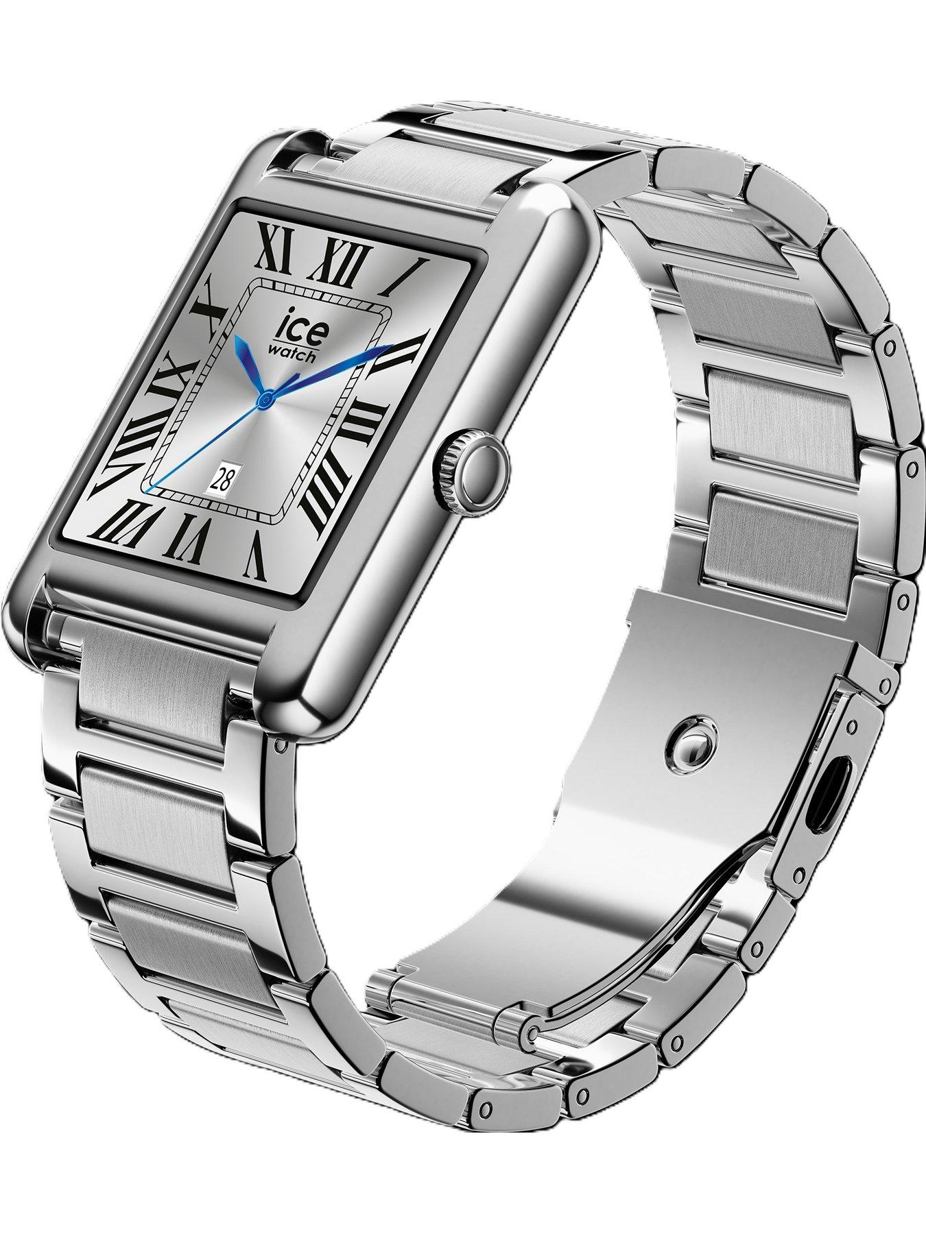Image 4 of 4 of Ice-Watch Silver IP  Multi Linked Bracelet Smart Watch