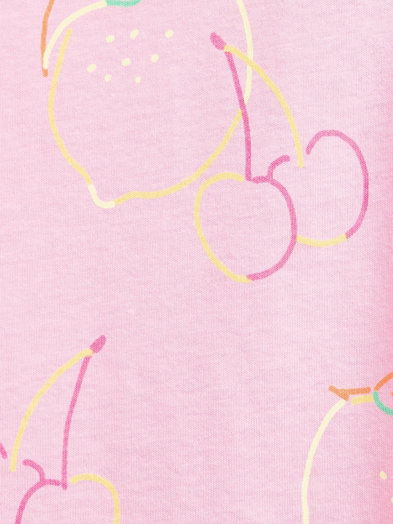Image 4 of 5 of The Very Collection Girls T-Shirt And Short Set - Fruit Print