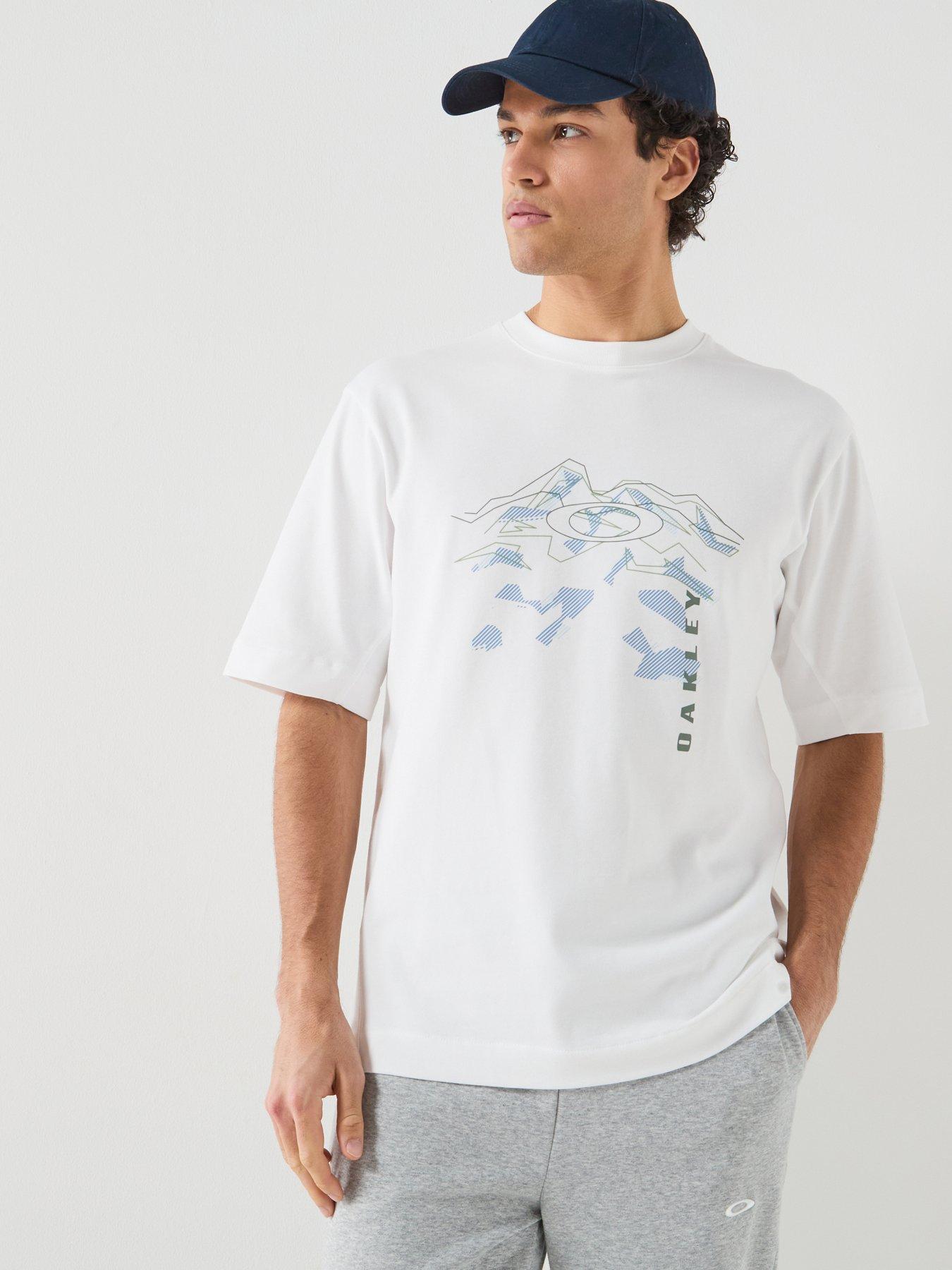 Image 1 of 6 of Oakley Mens Mtn Ridge T-Shirt - White
