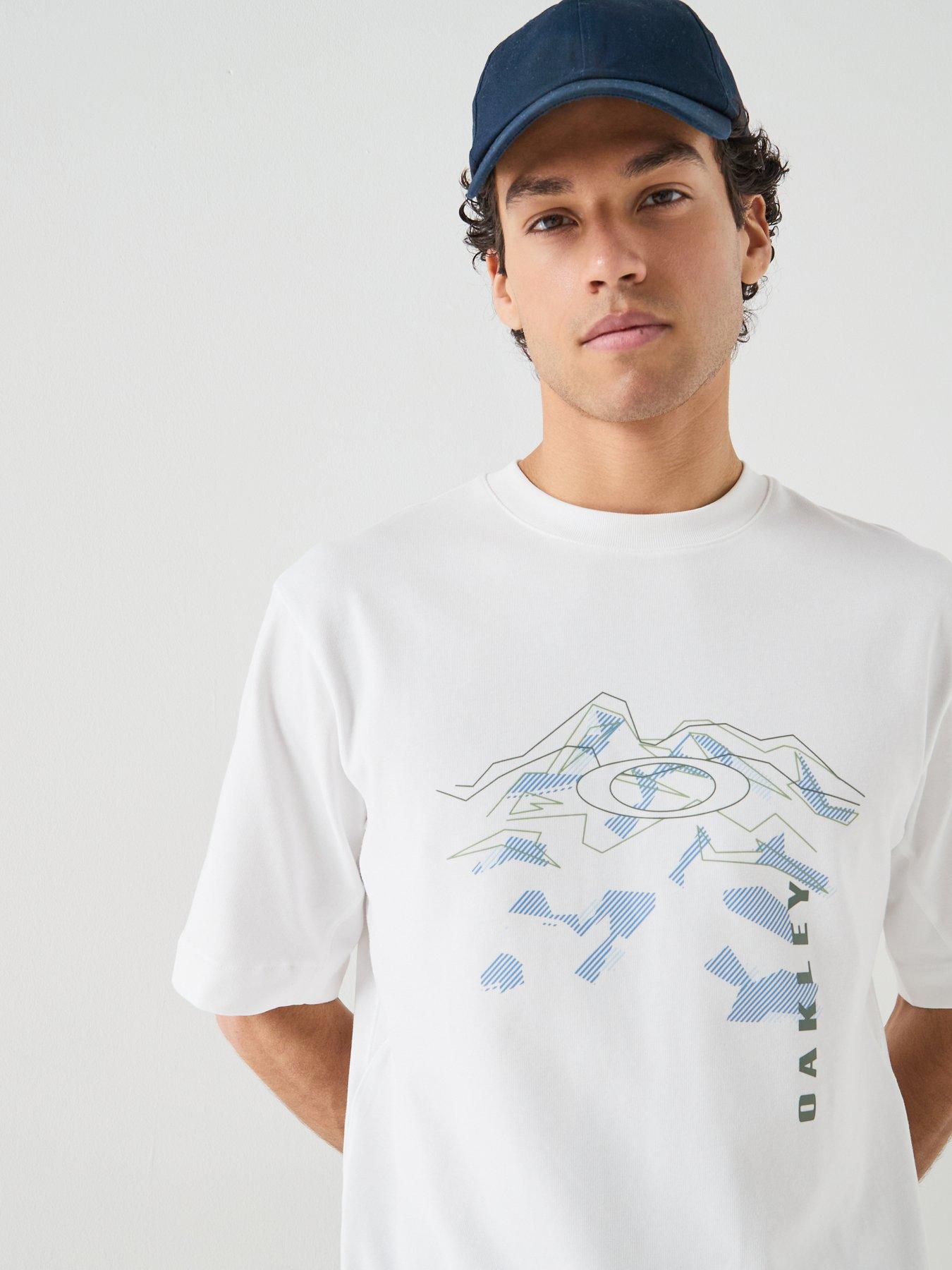 Image 4 of 6 of Oakley Mens Mtn Ridge T-Shirt - White