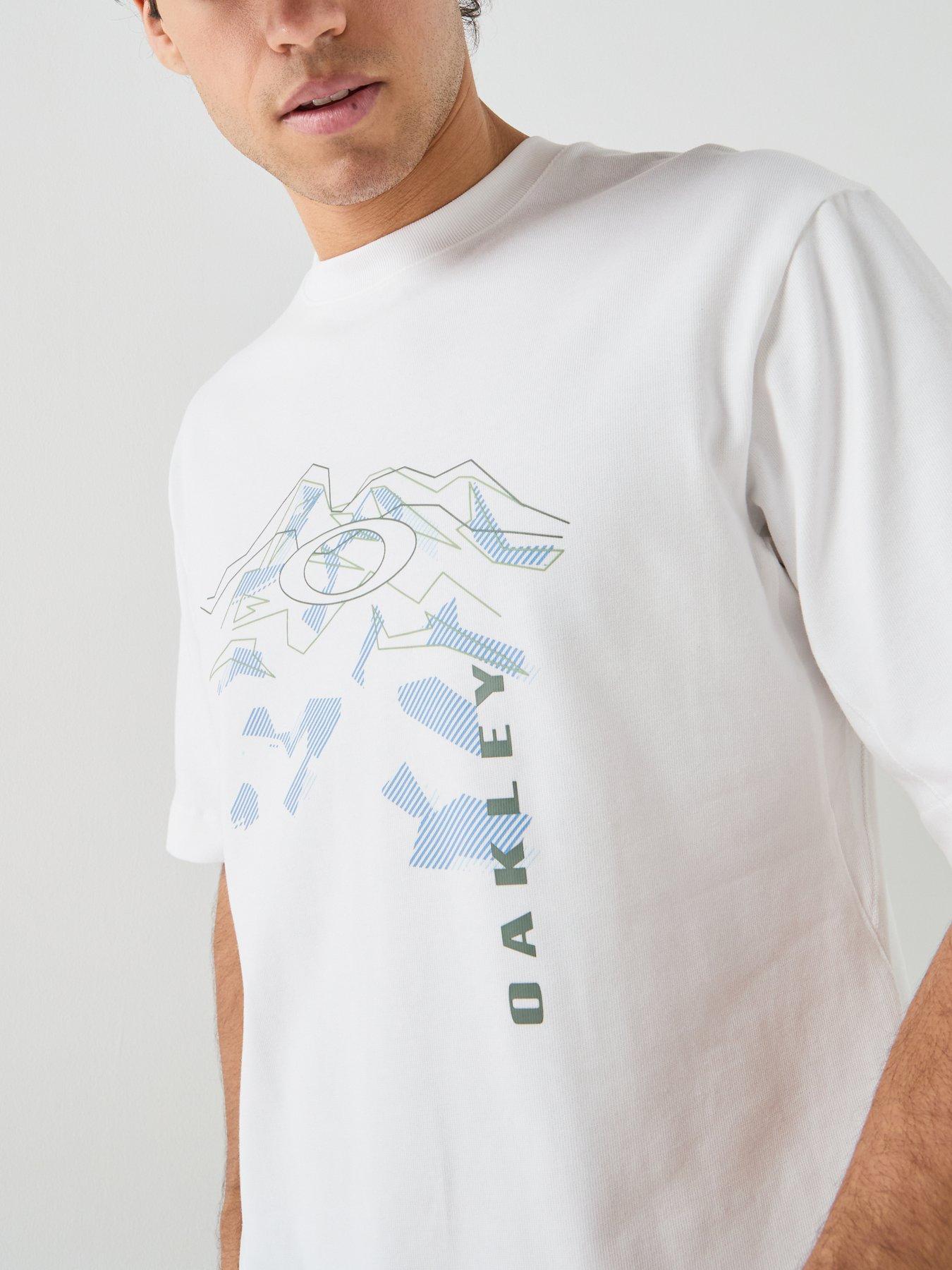 Image 5 of 6 of Oakley Mens Mtn Ridge T-Shirt - White