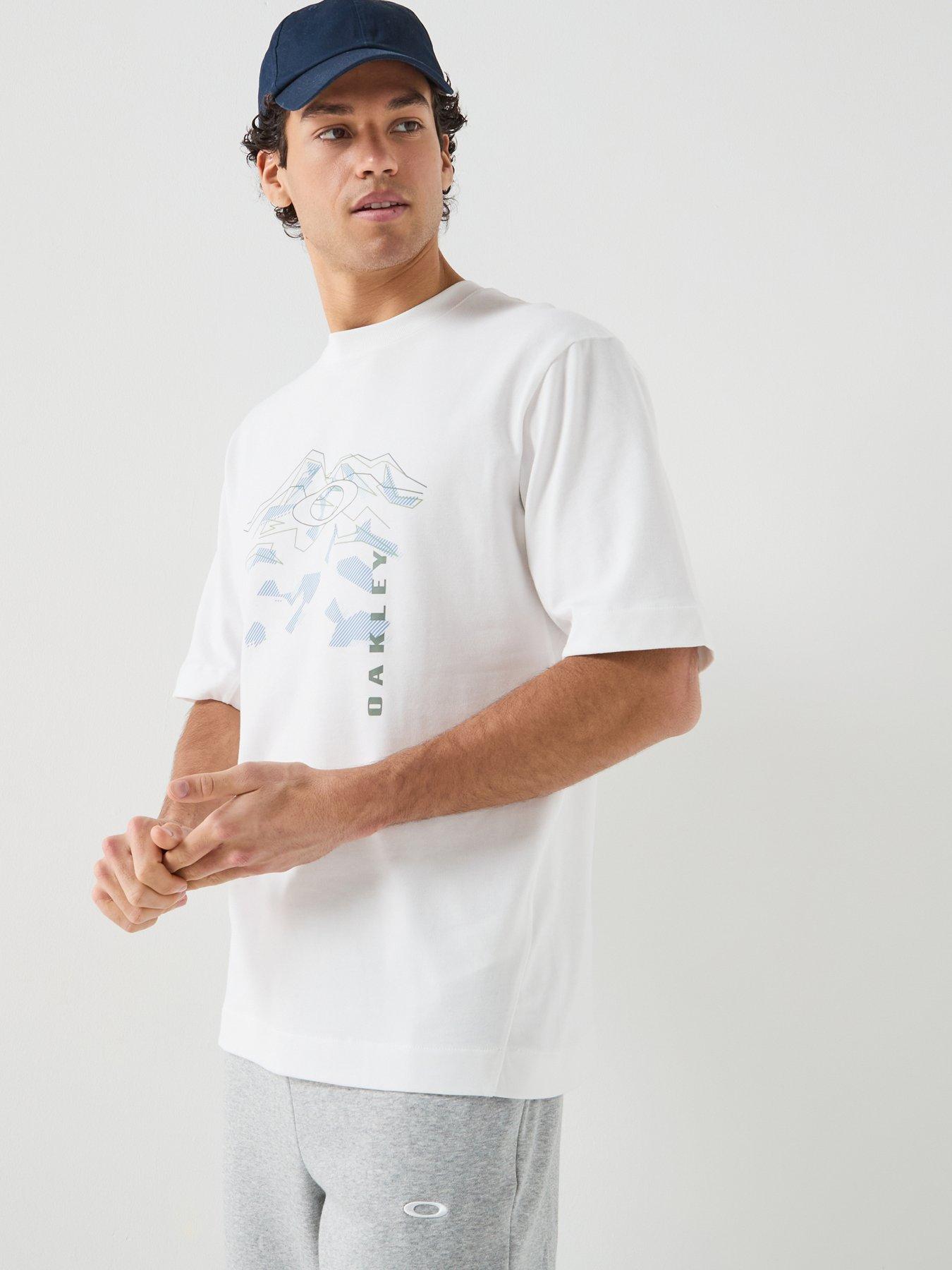 Image 6 of 6 of Oakley Mens Mtn Ridge T-Shirt - White