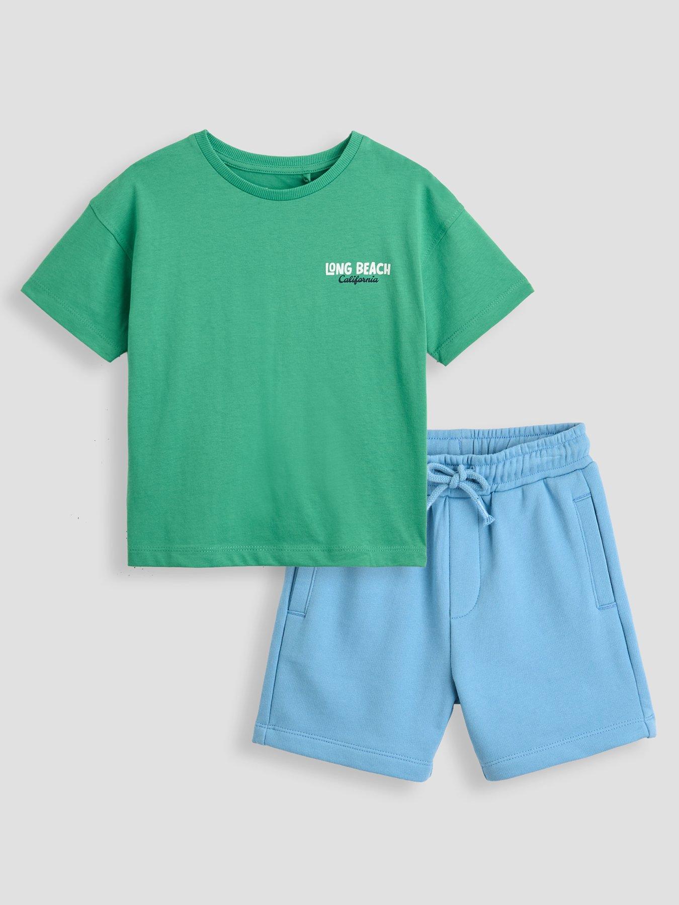 Image 2 of 4 of The Very Collection Boys Back Graphic T-Shirt &amp; Short Set&nbsp;- Multi