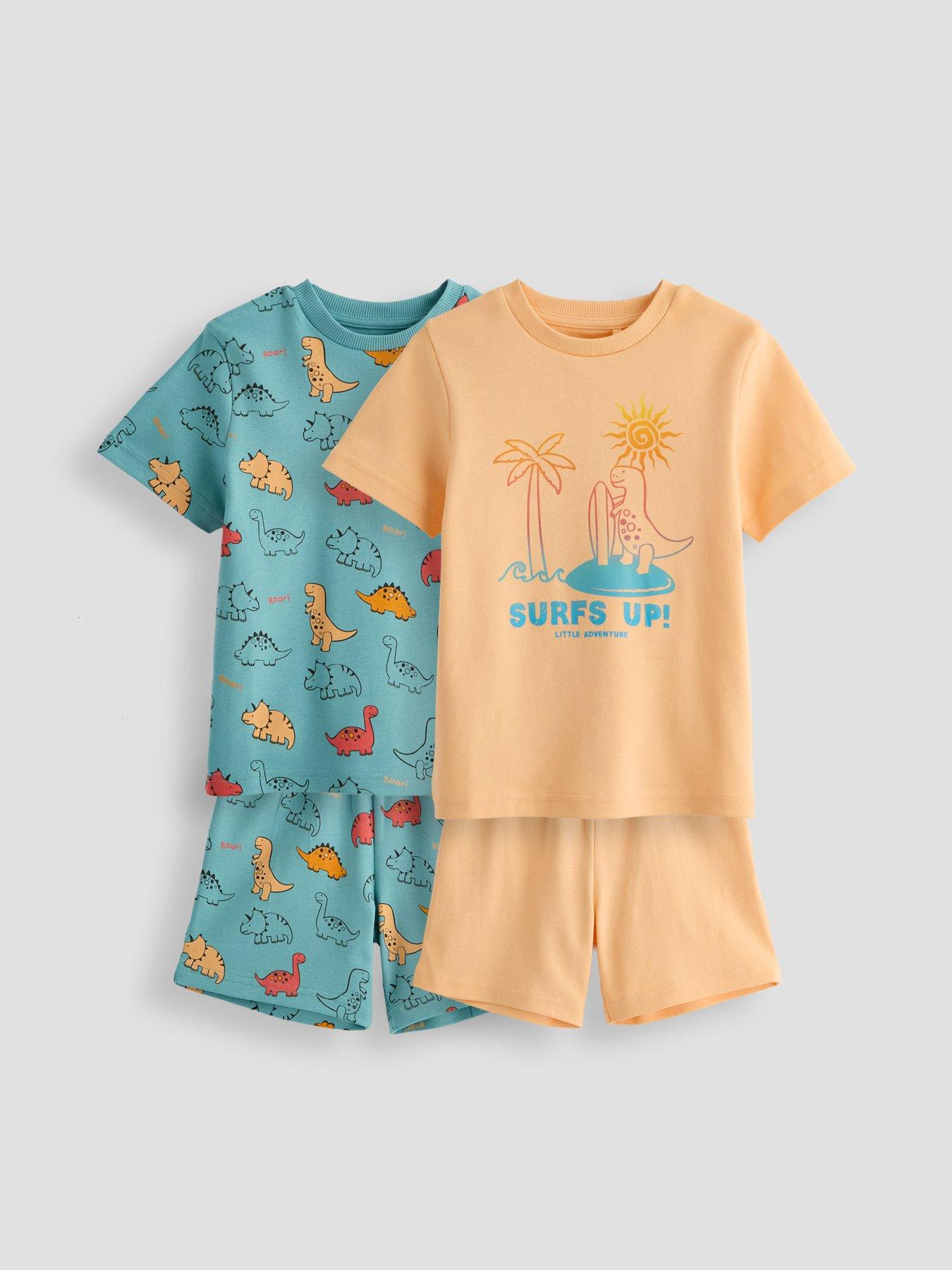 The Very Collection Boys 2 Pack Graphic Pyjama Set