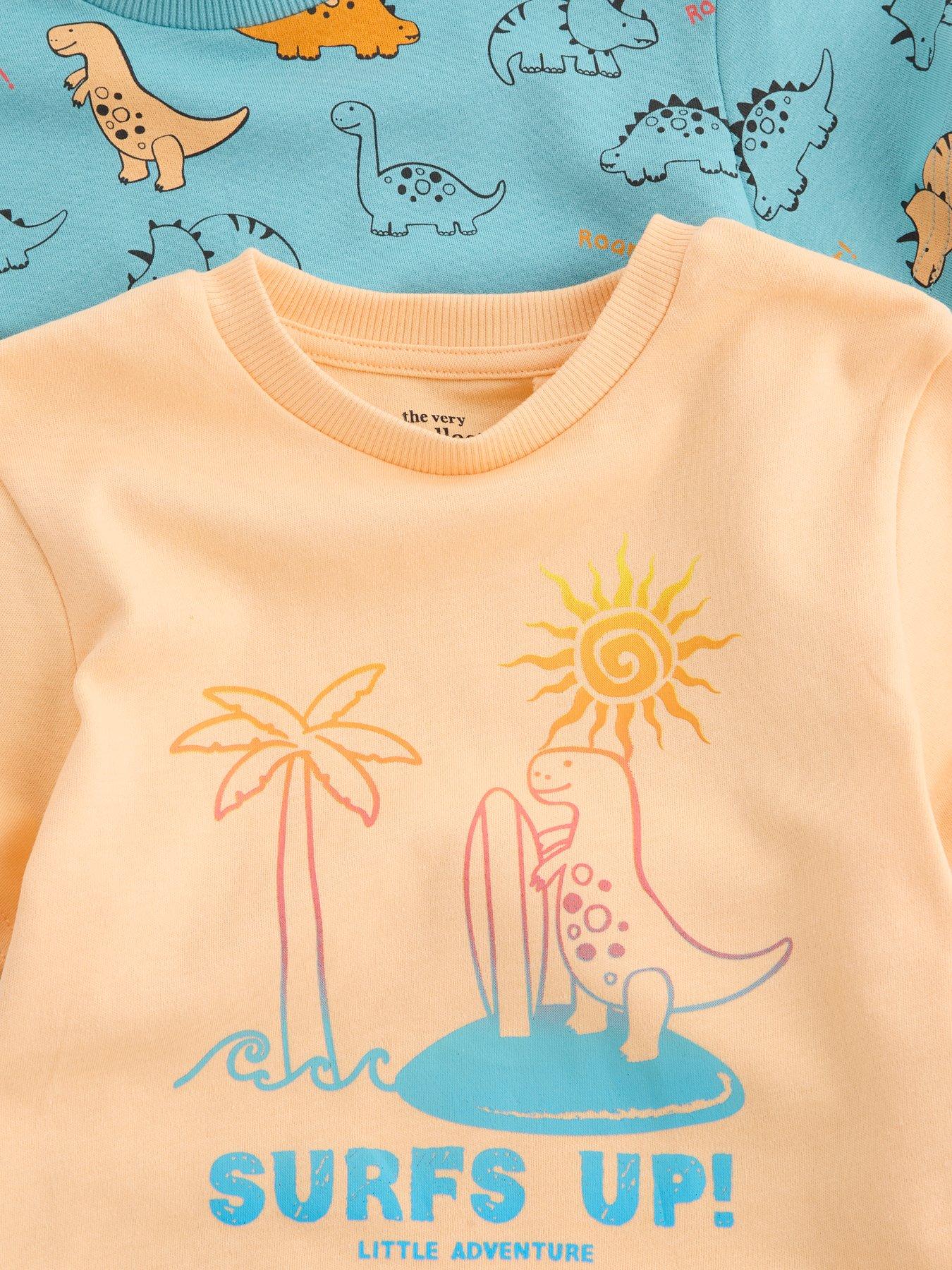 Image 4 of 5 of The Very Collection Boys 2 Pack Graphic Pyjama Set