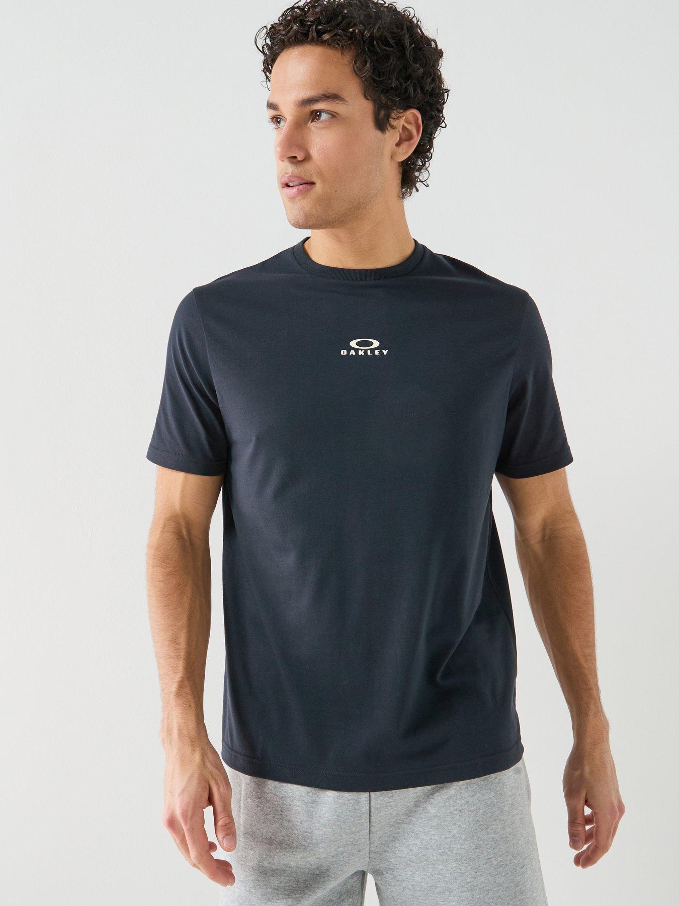 Oakley Mens Bark New T-Shirt, Black, Size 2Xl, Men