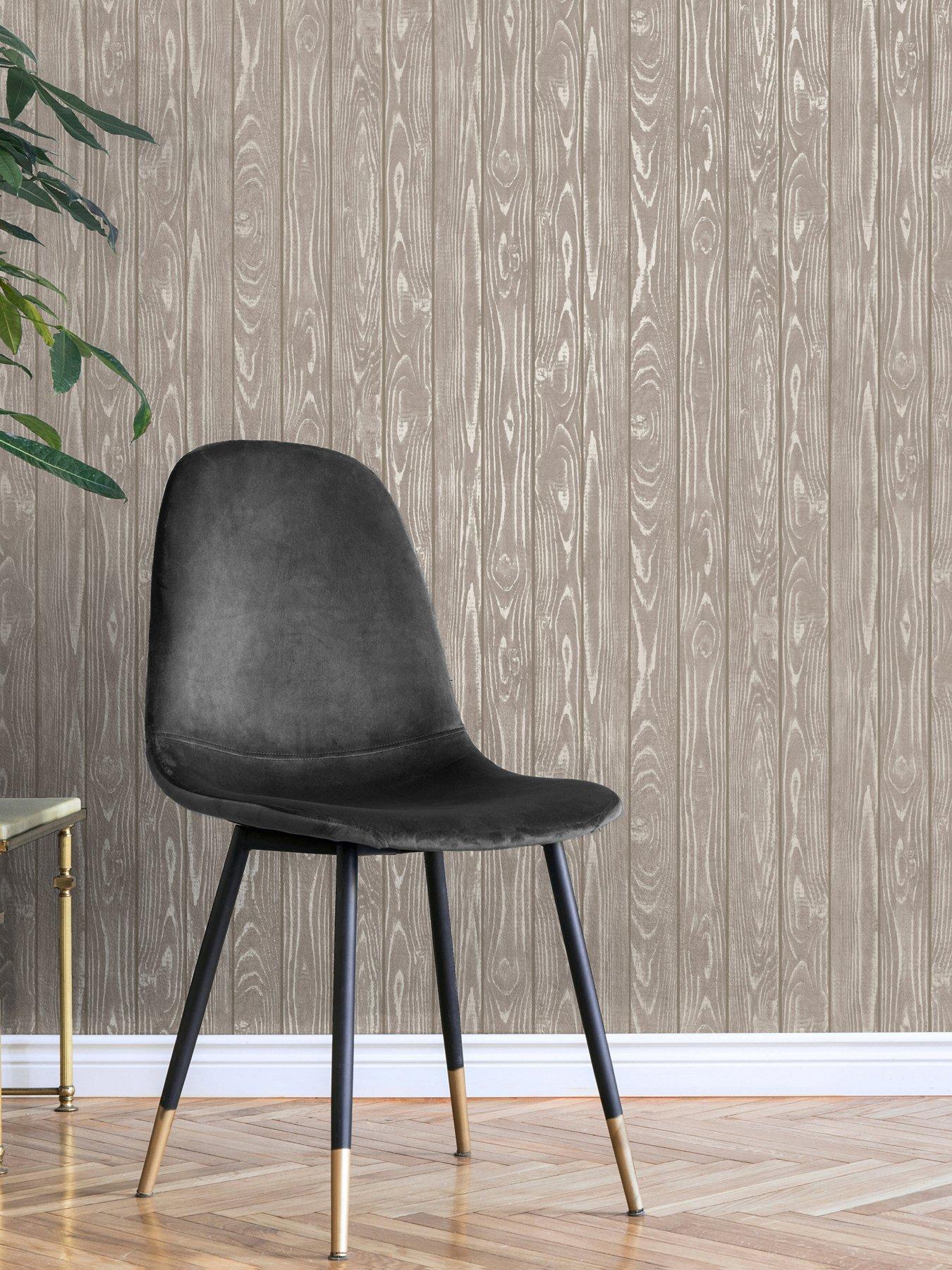 Fine Decor Metallic Wood Natural