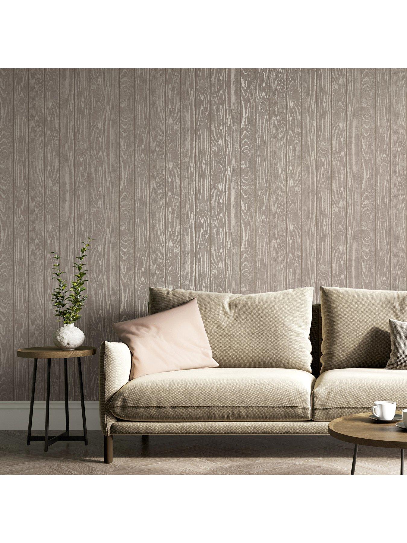 Image 3 of 5 of Fine Decor Metallic Wood Natural
