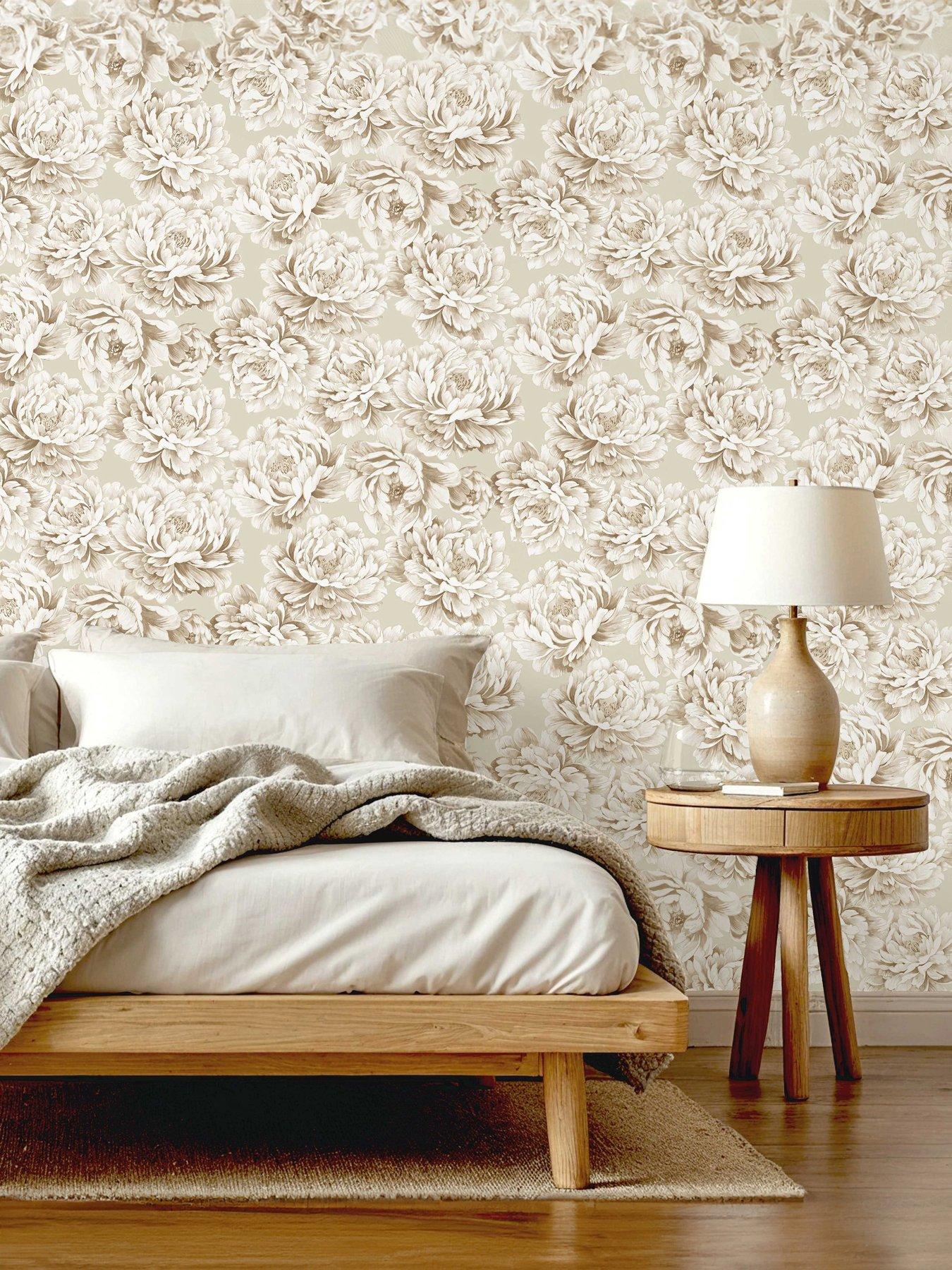 Image 1 of 3 of Fine Decor Imogen Floral Natural