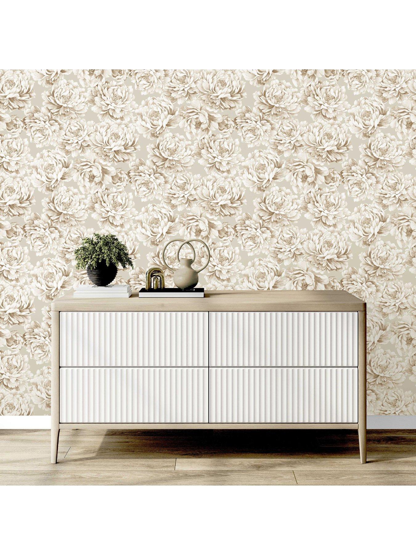 Image 2 of 3 of Fine Decor Imogen Floral Natural