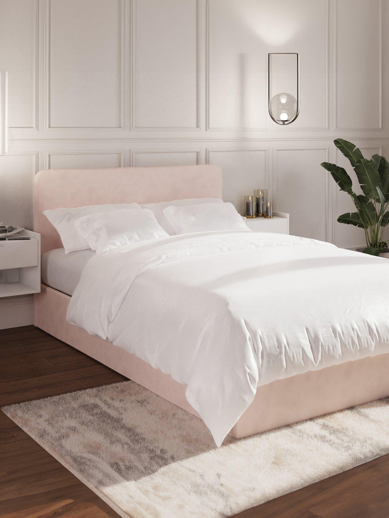 Image 1 of 6 of GFW Chiswick Side Lift Up Ottoman&nbsp;Bed with Mattress Options (Buy &amp; SAVE!)