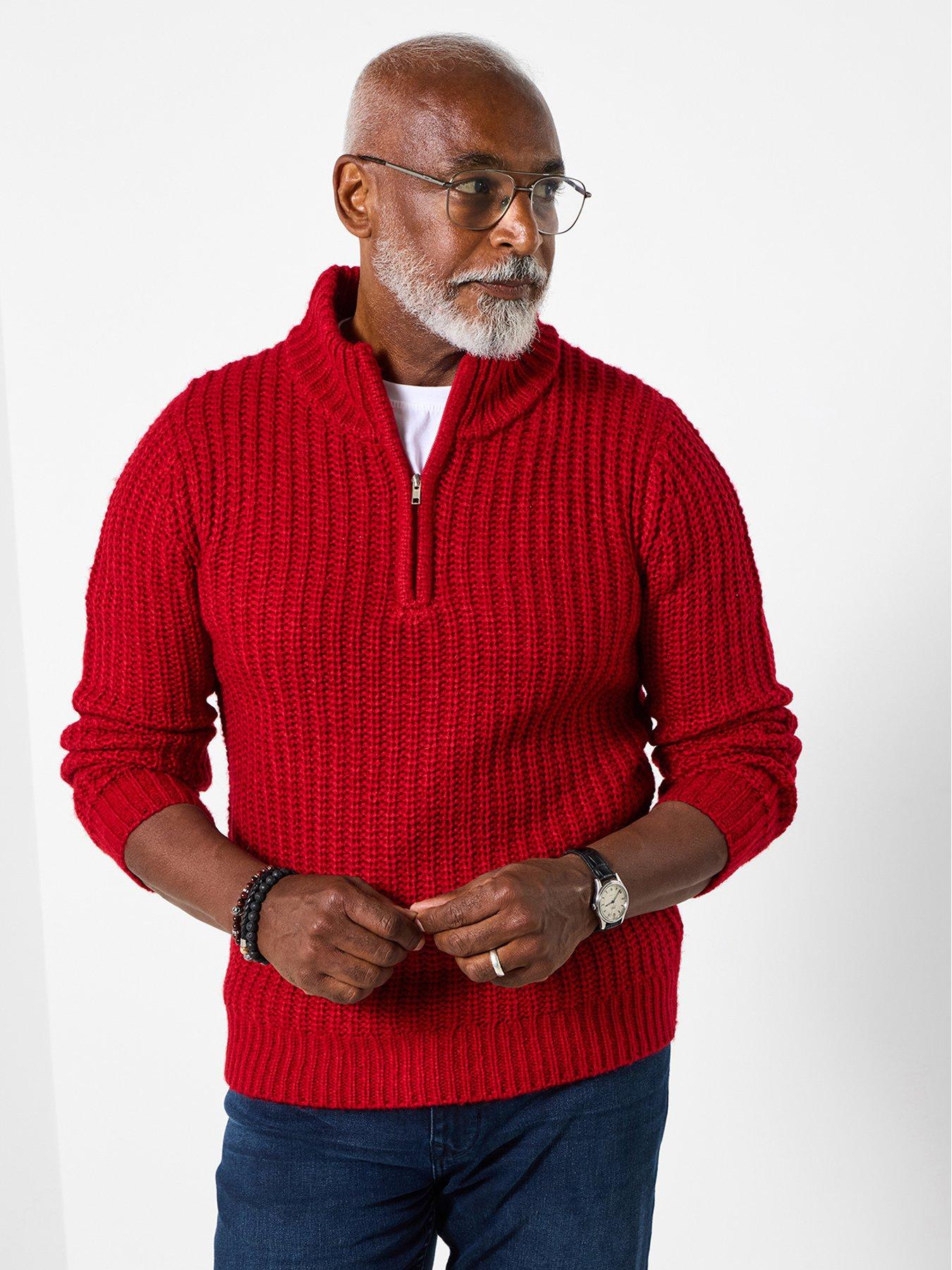 Joe Browns Reel Funnel Knitted Jumper - Red