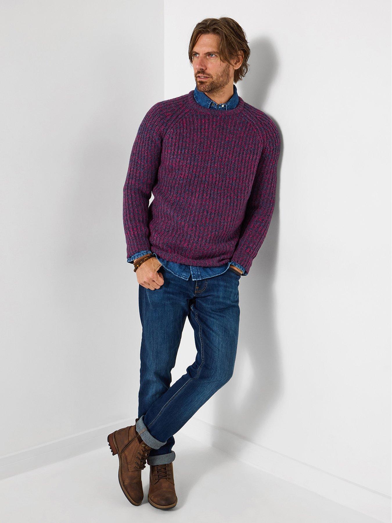 Image 3 of 5 of Joe Browns Reel Knitted Jumper - Purple