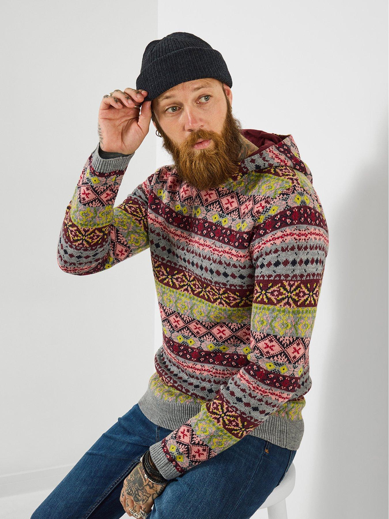 Joe Browns Fabulous Fairisle Knitted Hoodie