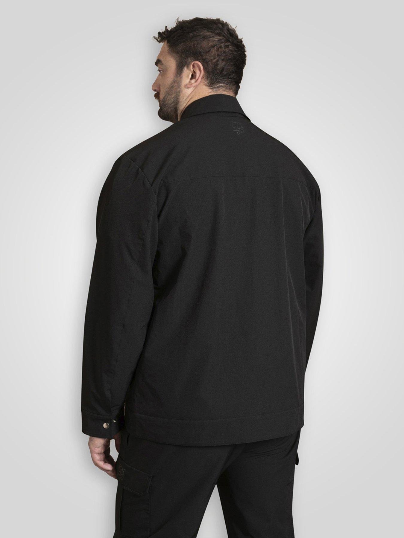 D555 Couture Stretch Zip Through Jacket - Black | Very