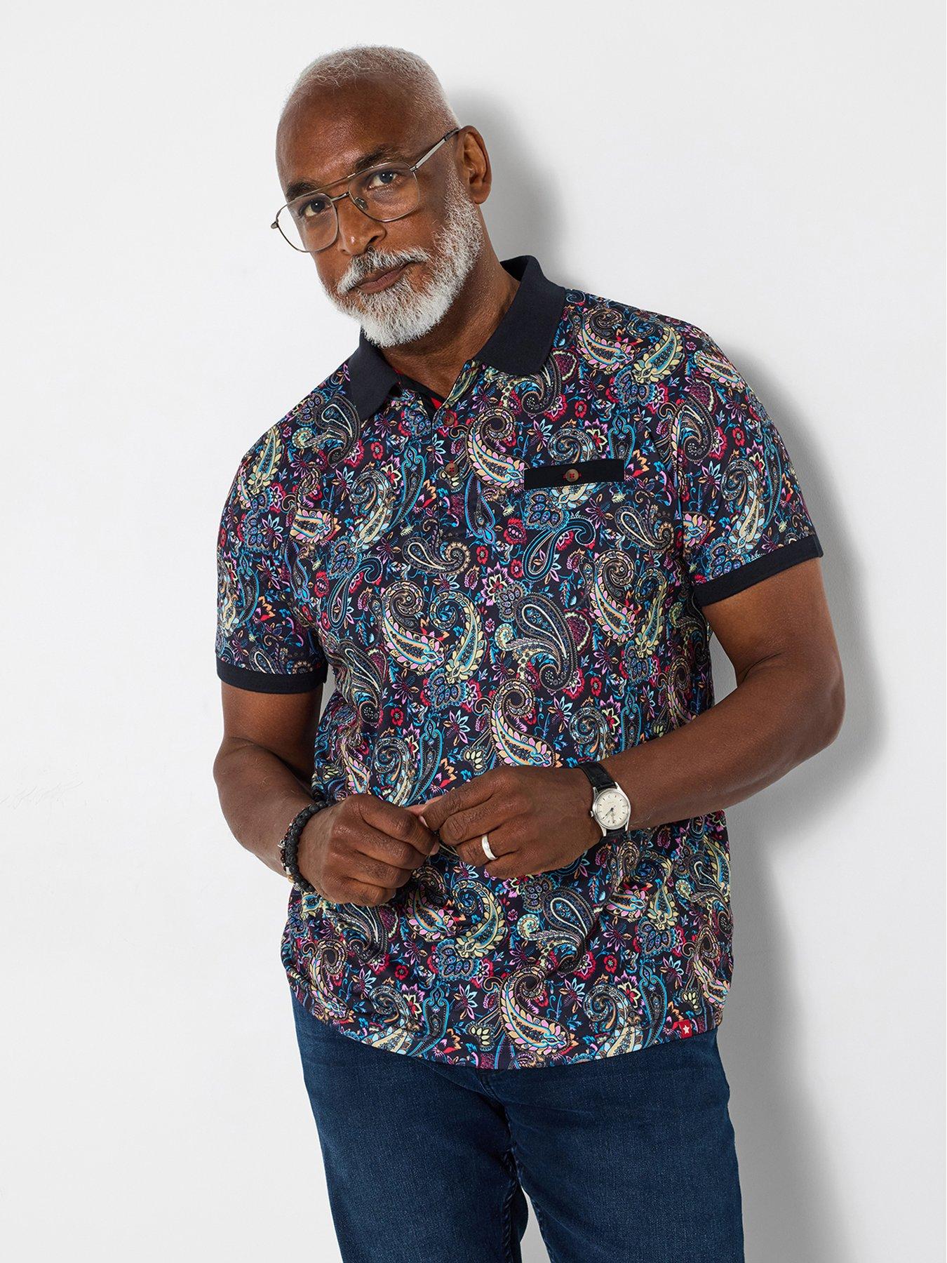 Joe Browns Party Paisley Polo Shirt