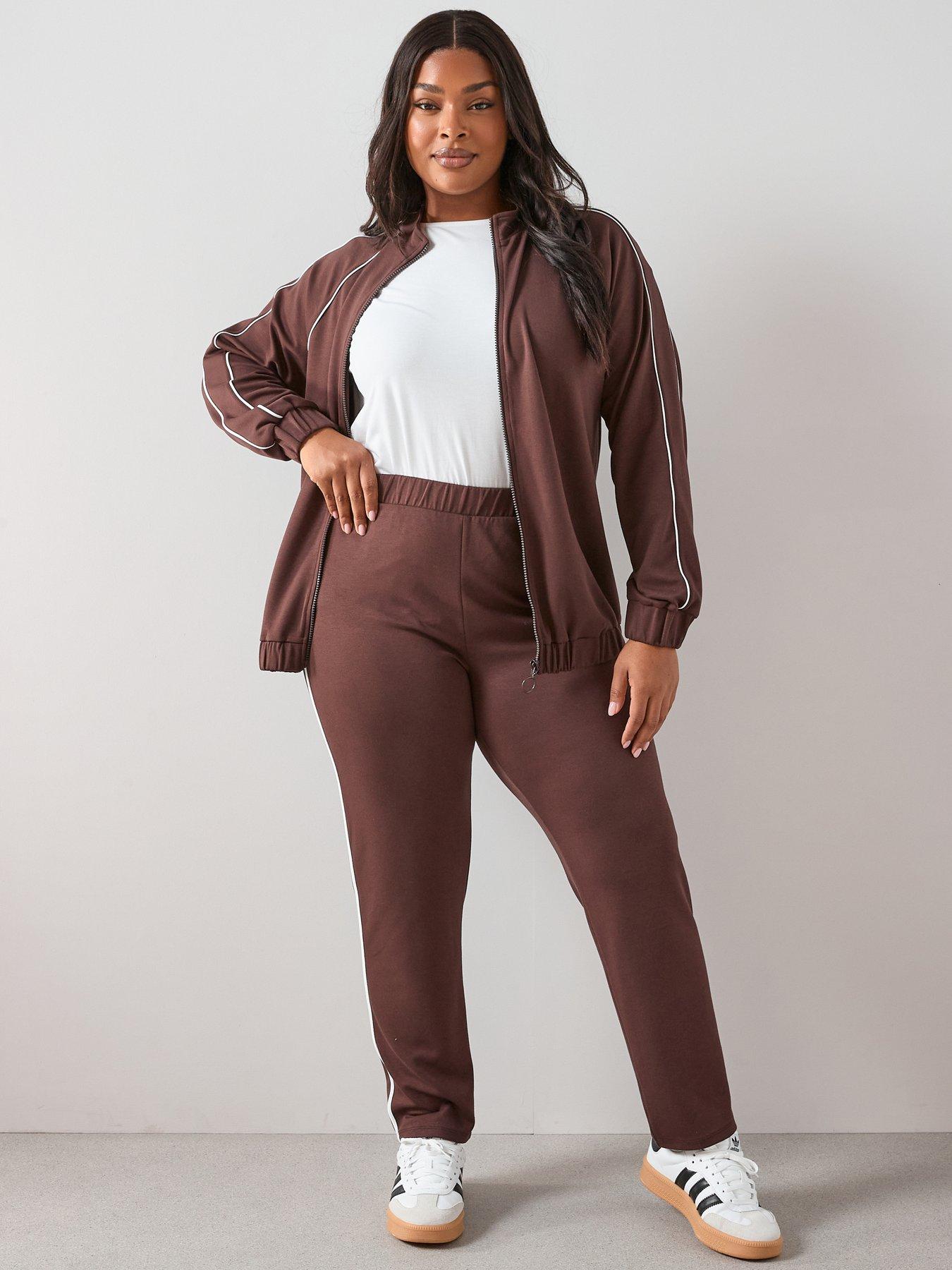 Image 1 of 7 of The Very Collection Curve Piping Detail Straight Leg Jogger