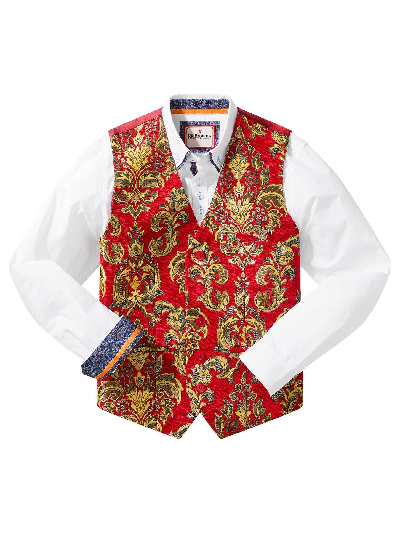 Image 6 of 6 of Joe Browns Sensational And Stylish Waistcoat - Red