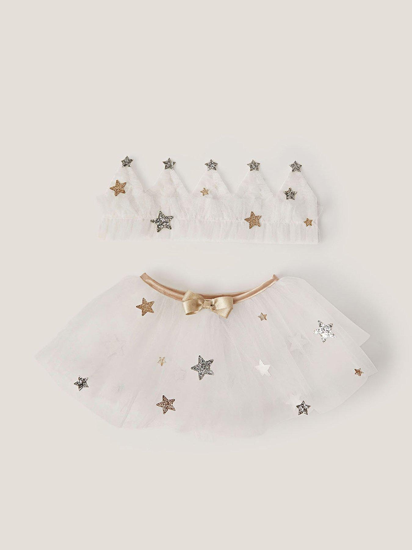 Monsoon Girls Tallulah Tulle Dress Up - White