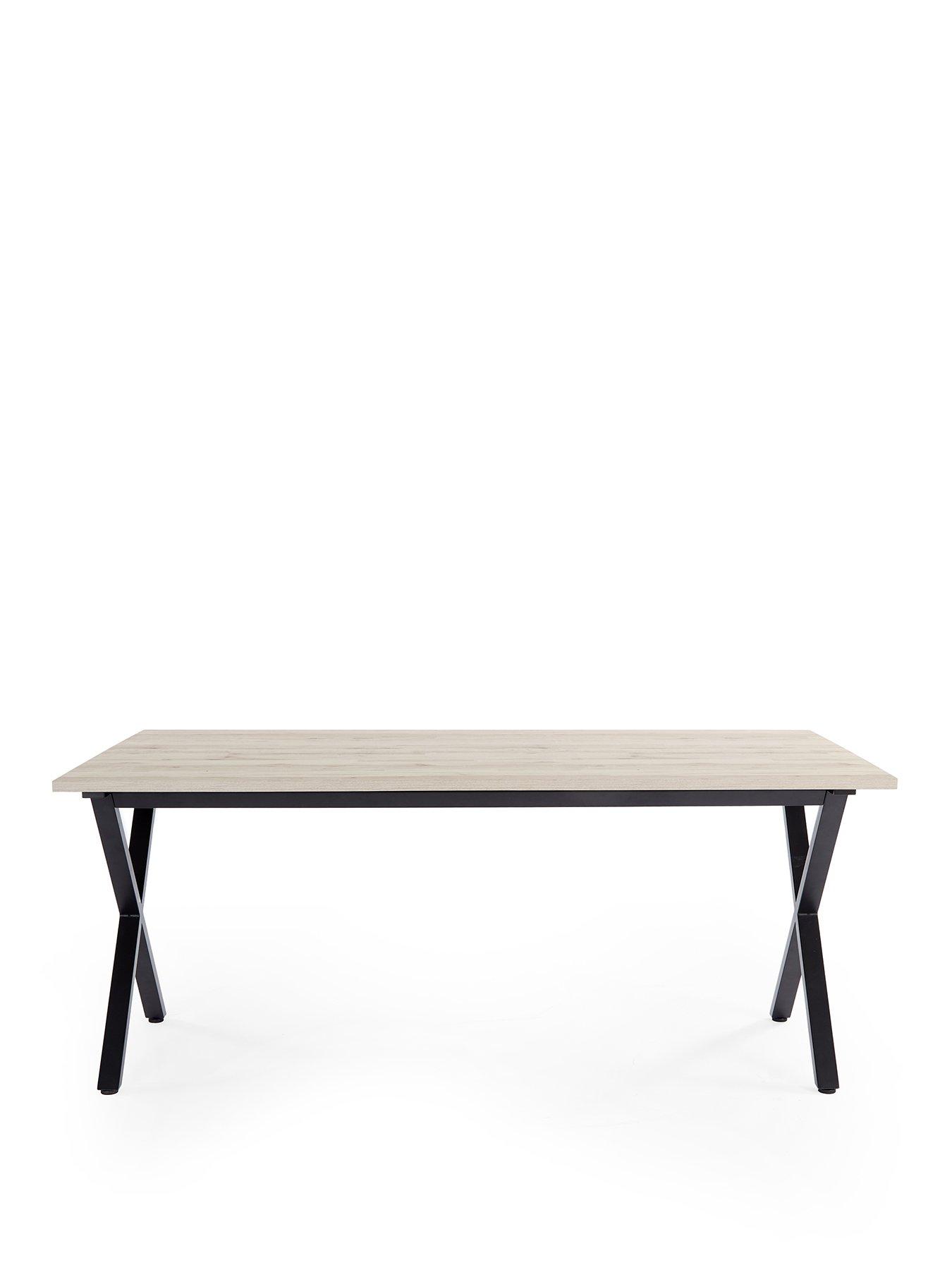 Image 2 of 6 of The Very Collection Harlem 180&nbsp;cm Dining Table - Grey Oak -&nbsp;FSC&reg; Certified