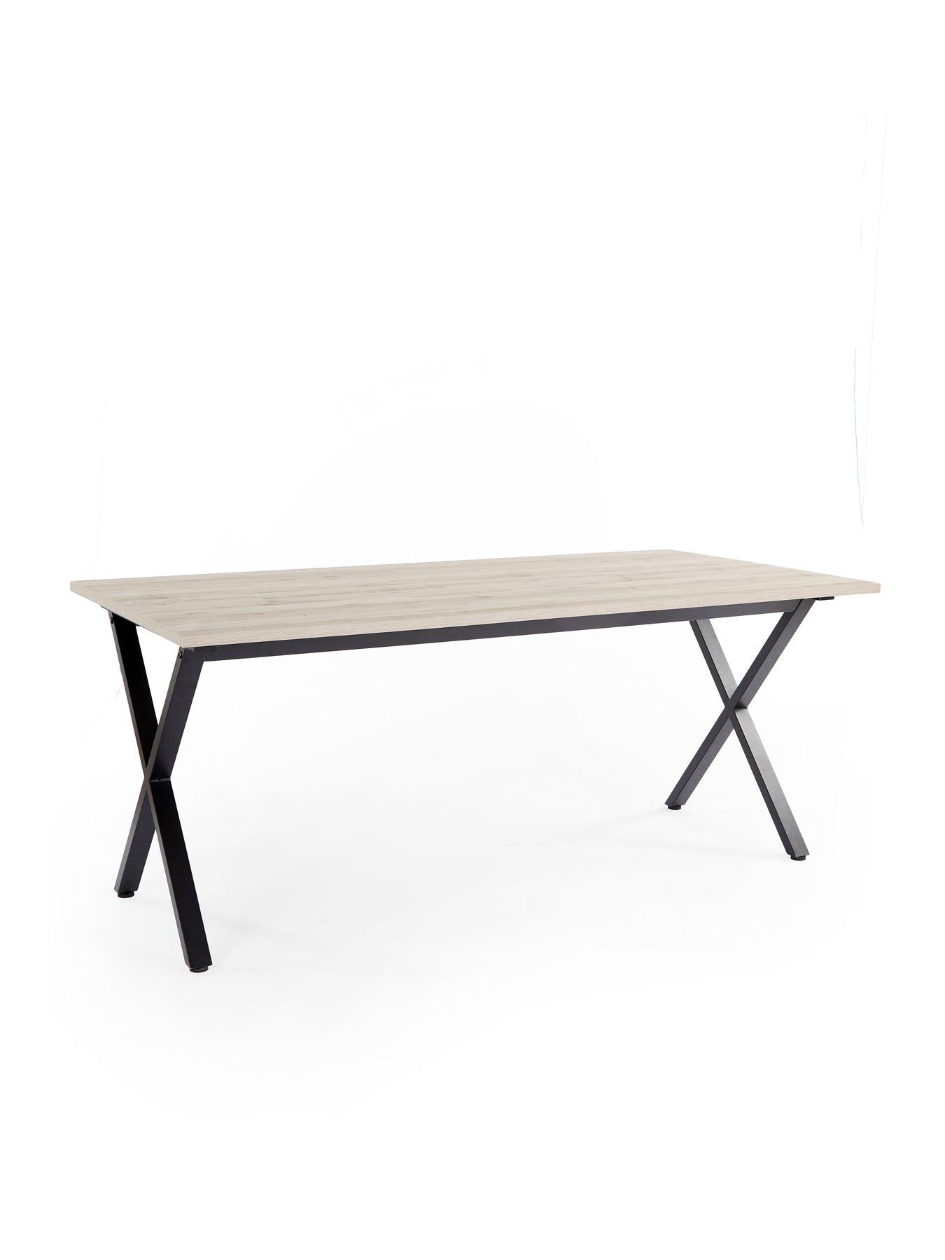 Image 3 of 6 of The Very Collection Harlem 180&nbsp;cm Dining Table - Grey Oak -&nbsp;FSC&reg; Certified