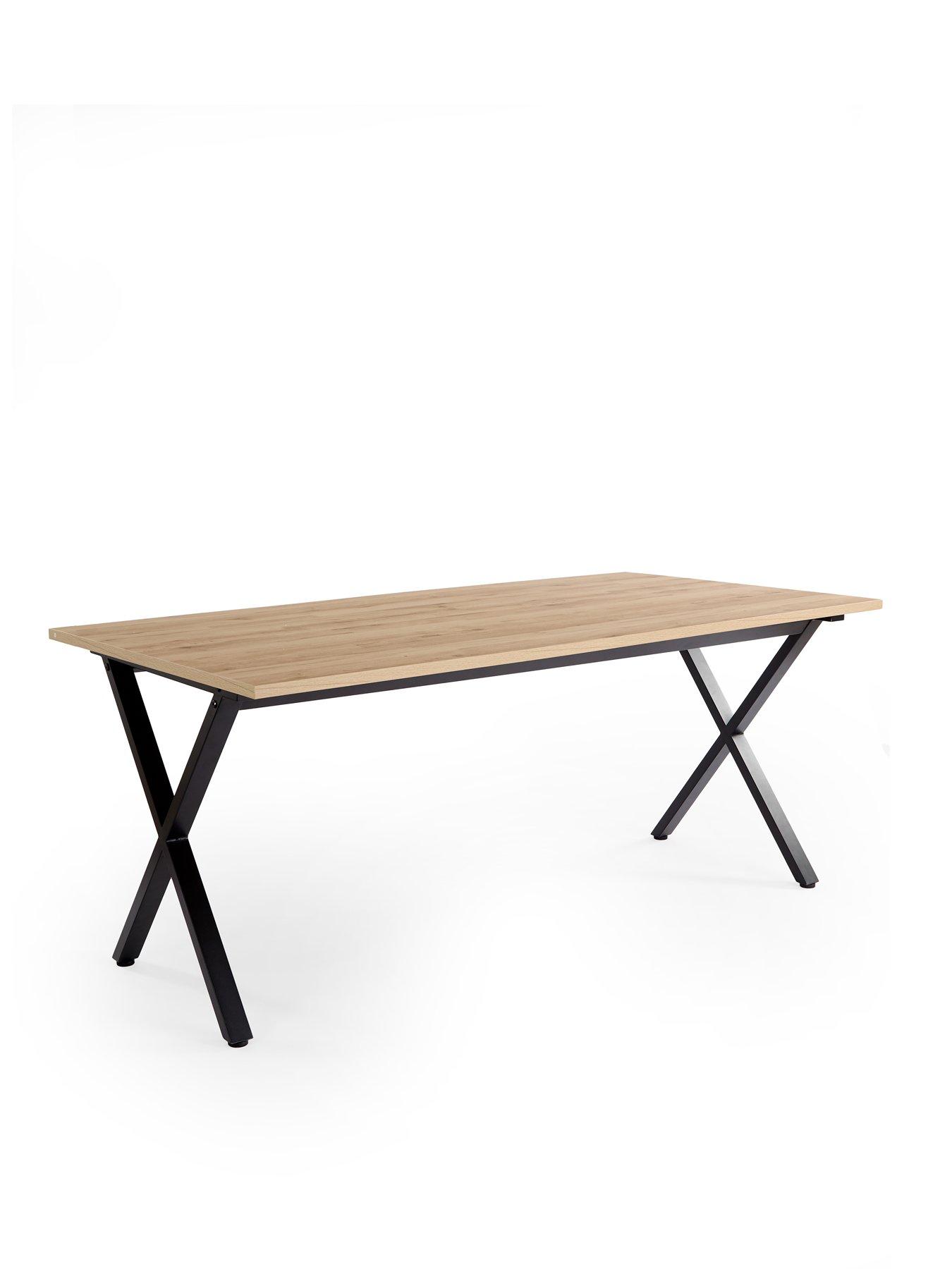 Image 3 of 6 of The Very Collection Harlem 180cm Mid Oak Dining Table