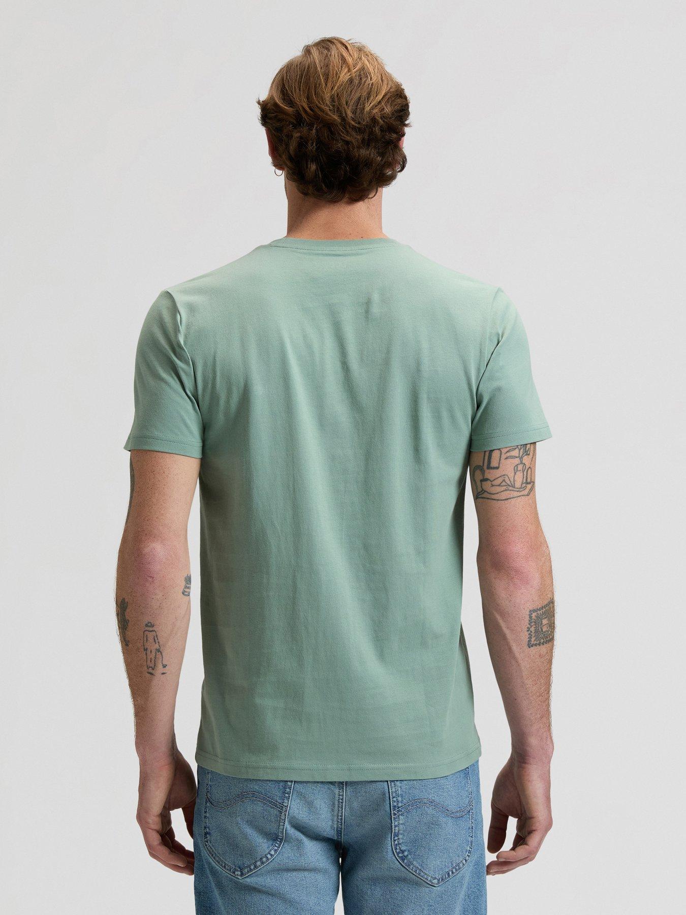 Image 2 of 6 of Lee Patch Logo T-Shirt - Light Green