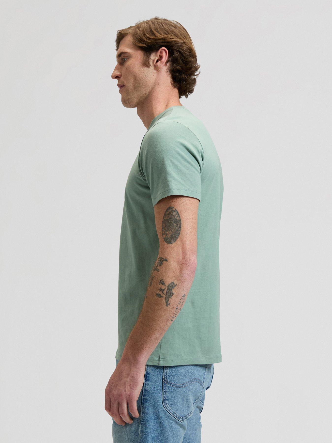 Image 4 of 6 of Lee Patch Logo T-Shirt - Light Green