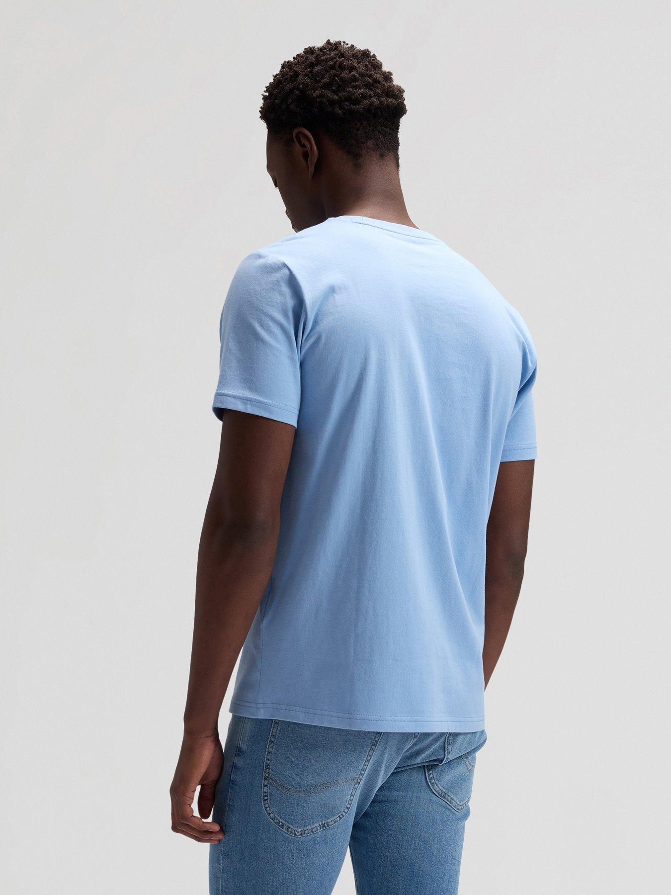 Image 2 of 6 of Lee Patch Logo T-Shirt - Light Blue