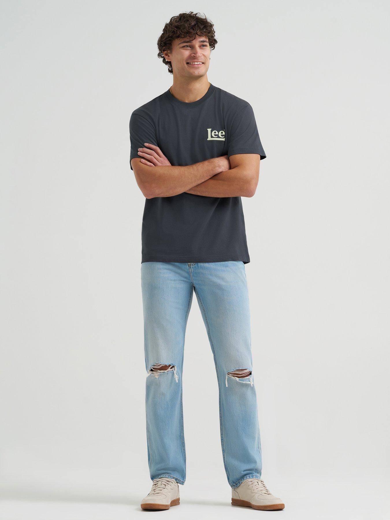 Image 3 of 6 of Lee Essential Back Graphic Relaxed Fit T-Shirt - Black