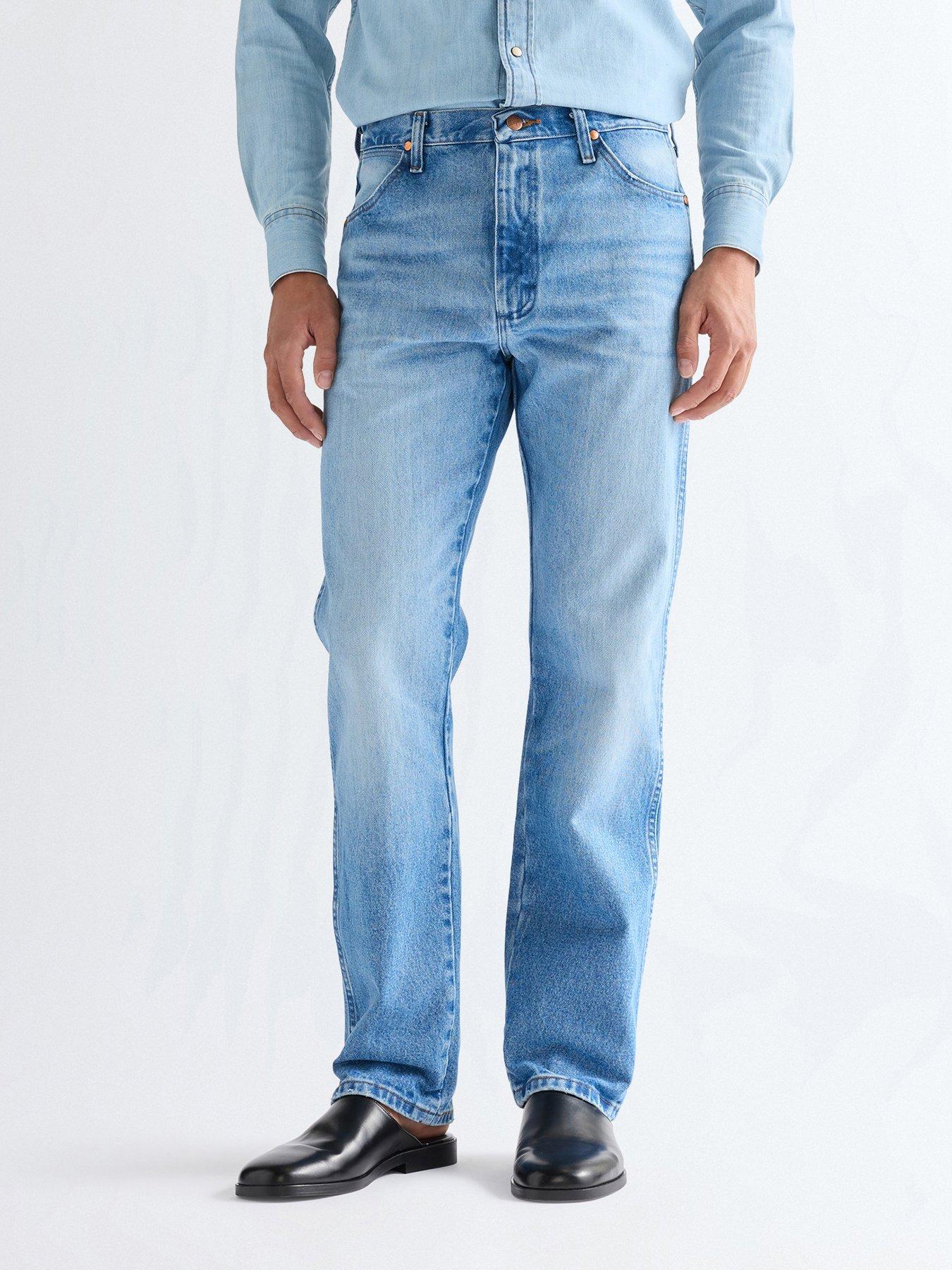 Wrangler 13Mwz Regular Straight Jeans - Light Blue