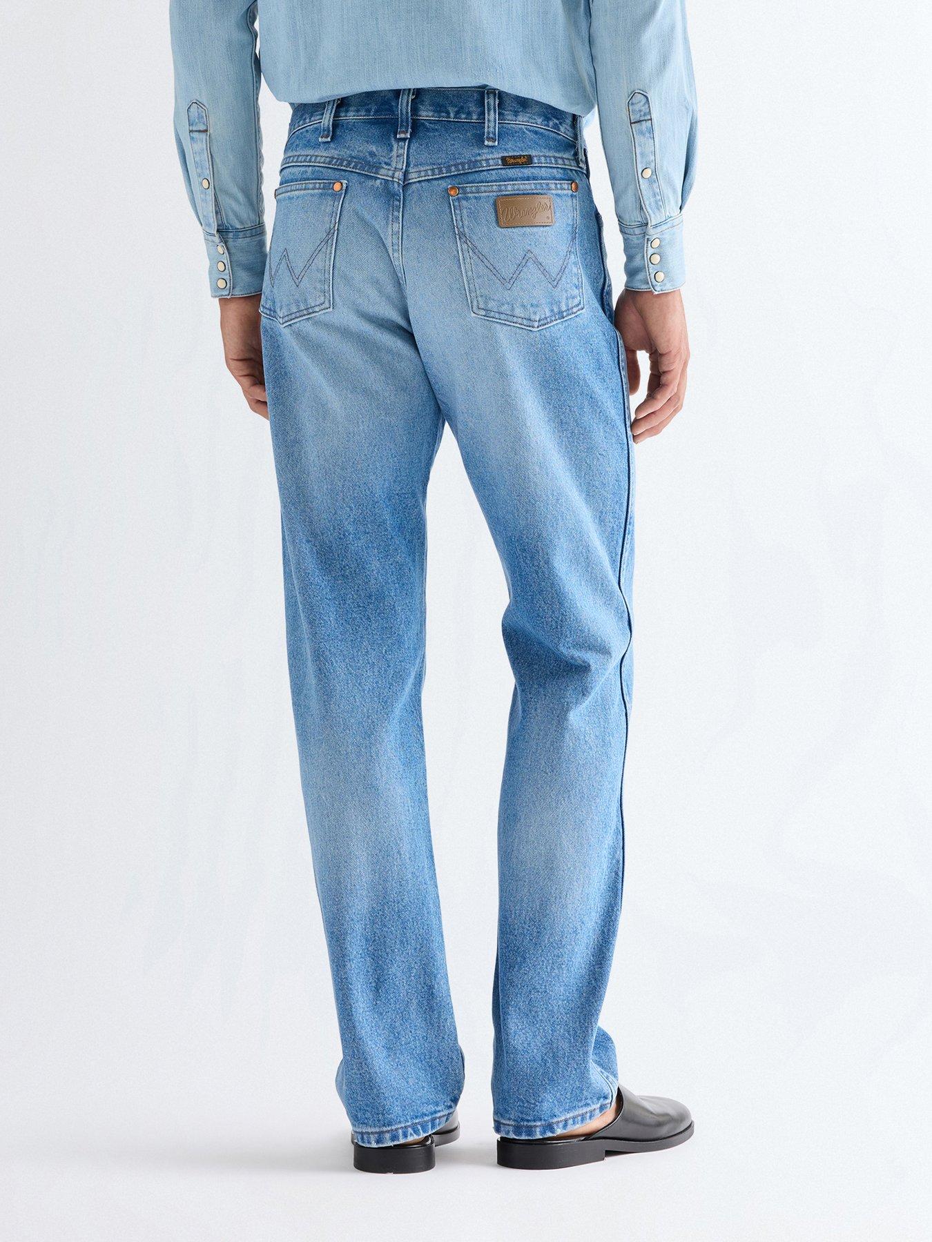 Image 2 of 5 of Wrangler 13Mwz Regular Straight Jeans - Light Blue
