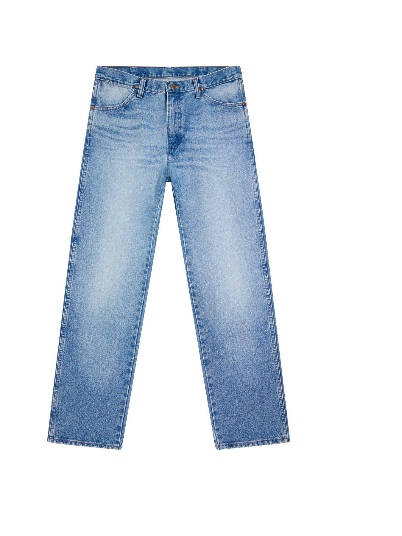 Image 5 of 5 of Wrangler 13Mwz Regular Straight Jeans - Light Blue