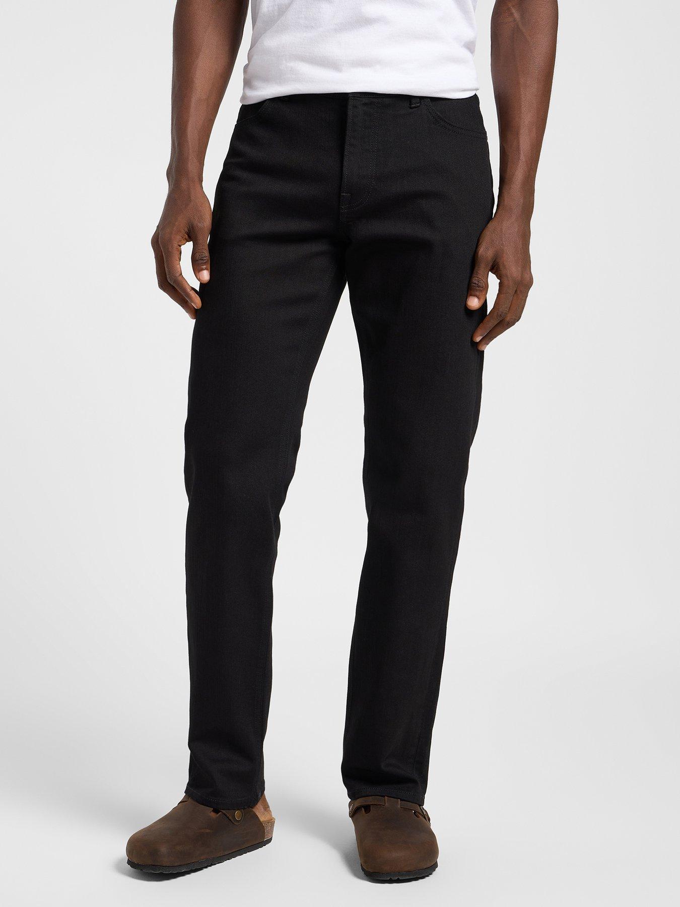 lee-west-regular-straight-fit-jeans-black