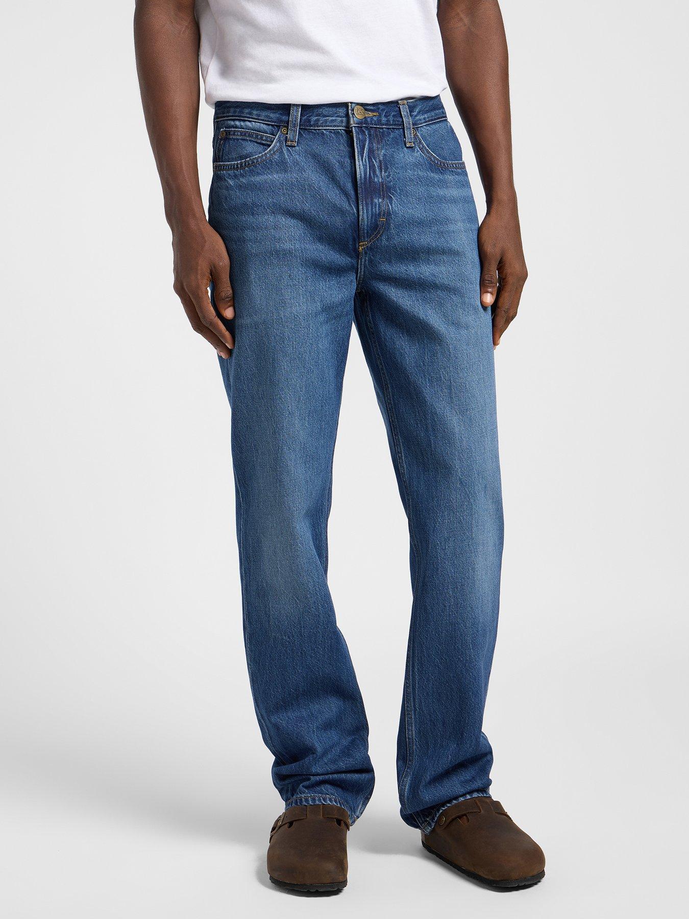 Image 1 of 5 of Lee West Regular Straight Fit Jeans - Blue