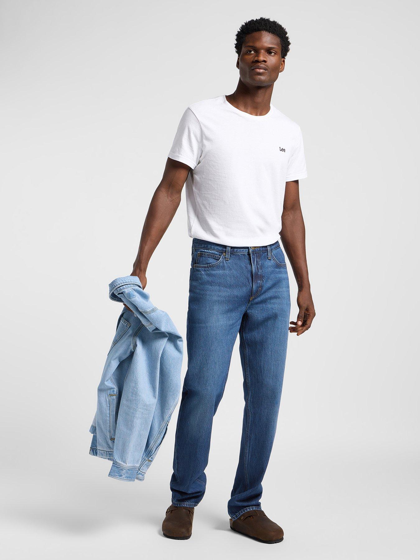 Image 3 of 5 of Lee West Regular Straight Fit Jeans - Blue