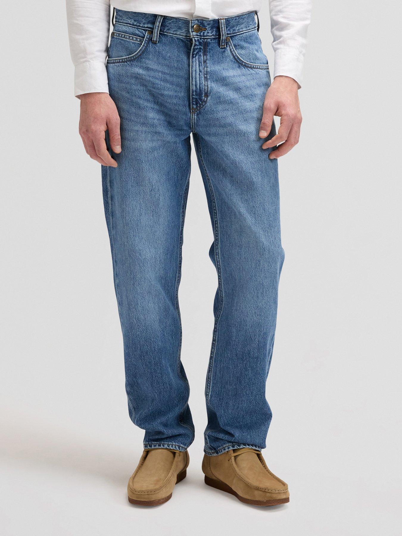 Lee Haden Relaxed Straight Fit Jeans - Blue