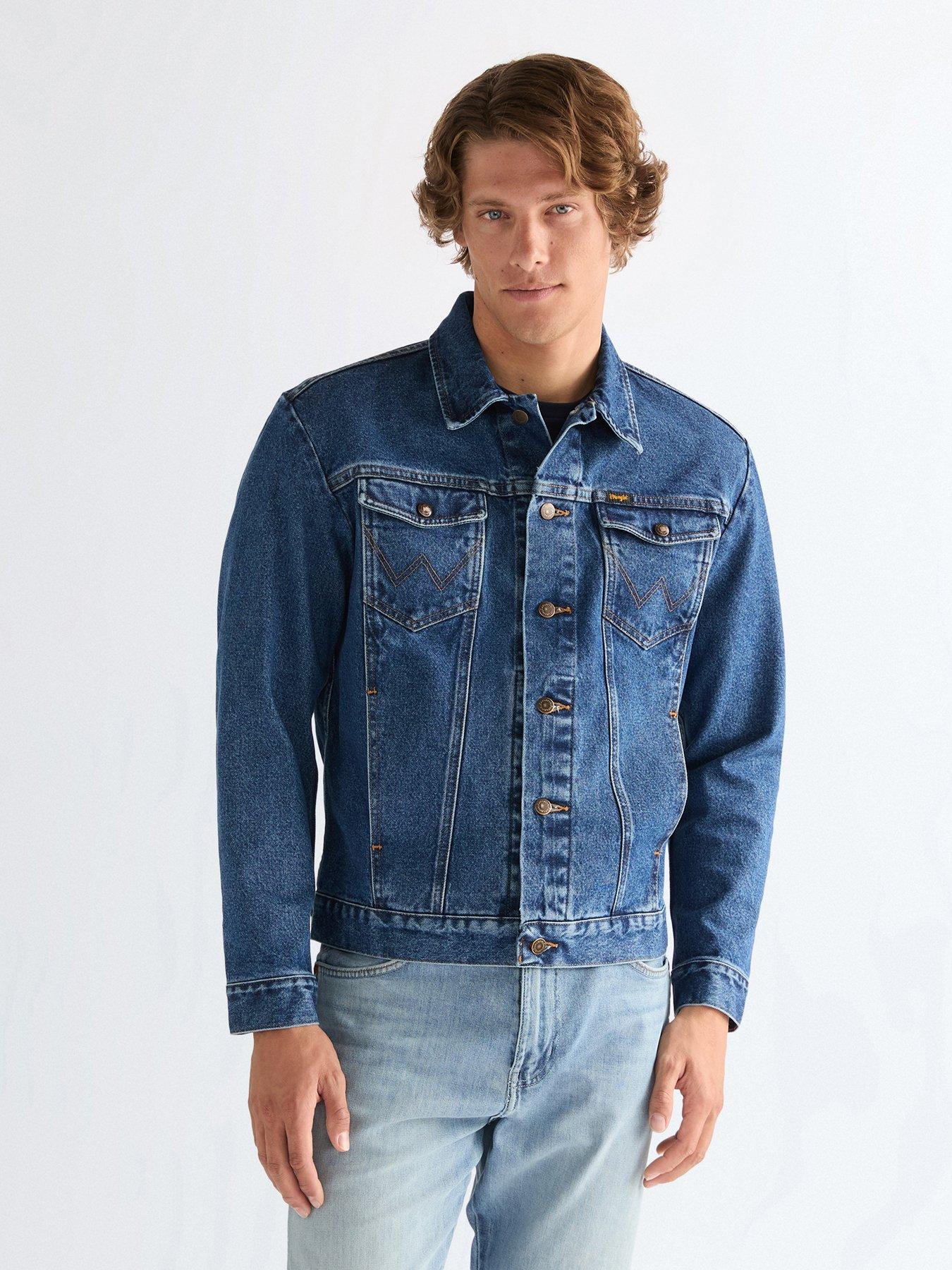 Wrangler Cowboy Cut Denim Jacket - Dark Blue