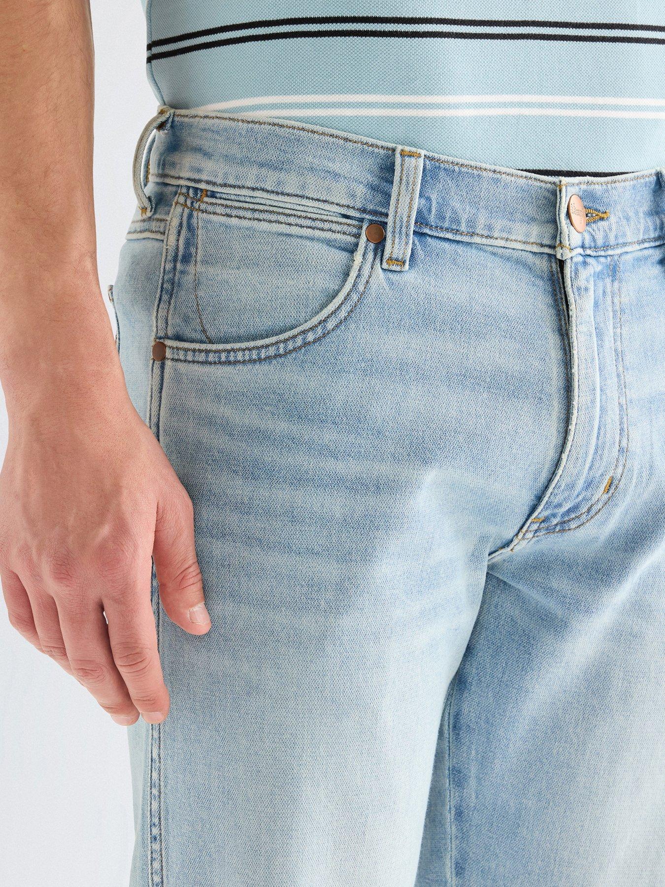 Wrangler Colton Denim Shorts - Light Blue | Very