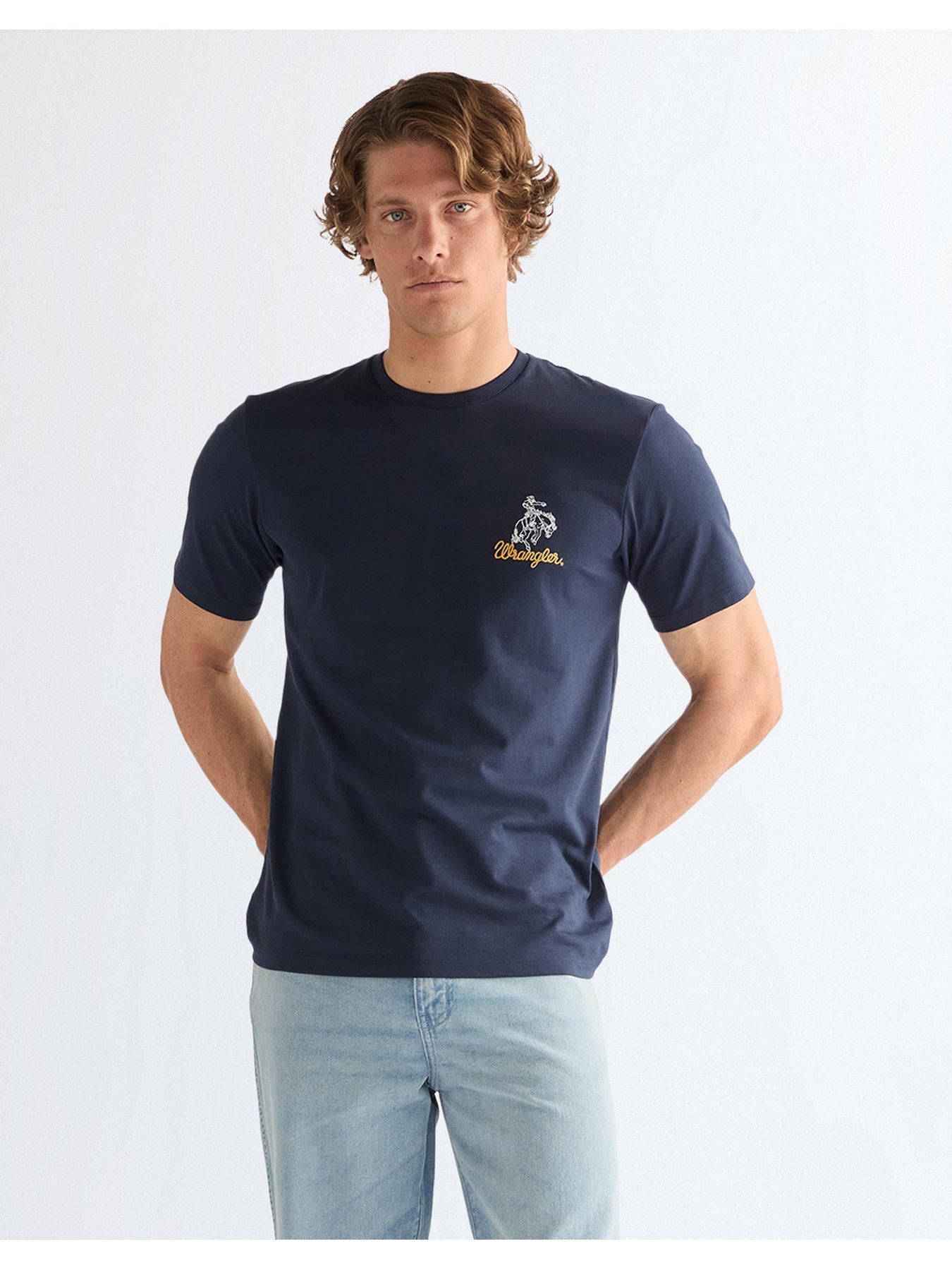 Wrangler Embroidered T-Shirt - Navy