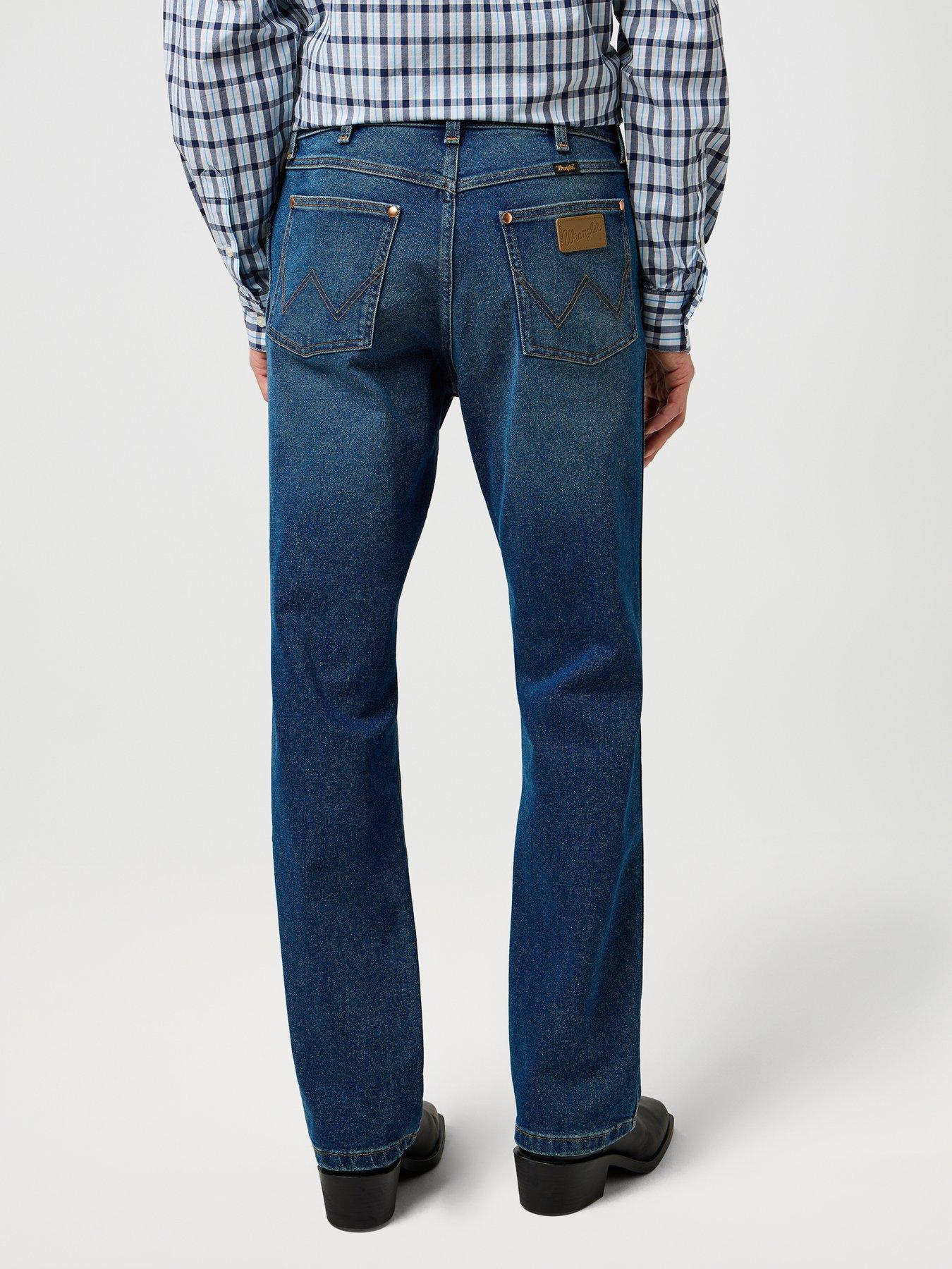 Image 2 of 5 of Wrangler Wrangler Wrancher Regular Bootcut Jeans - Blue