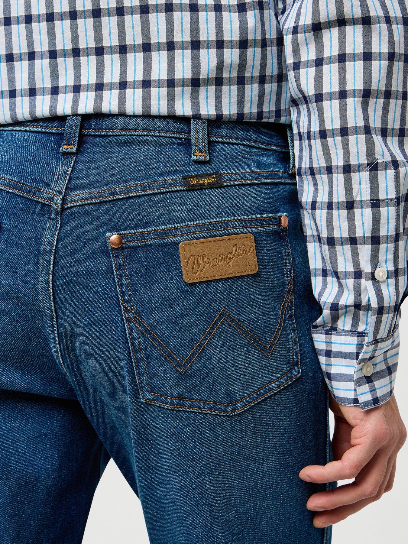 Image 4 of 5 of Wrangler Wrangler Wrancher Regular Bootcut Jeans - Blue