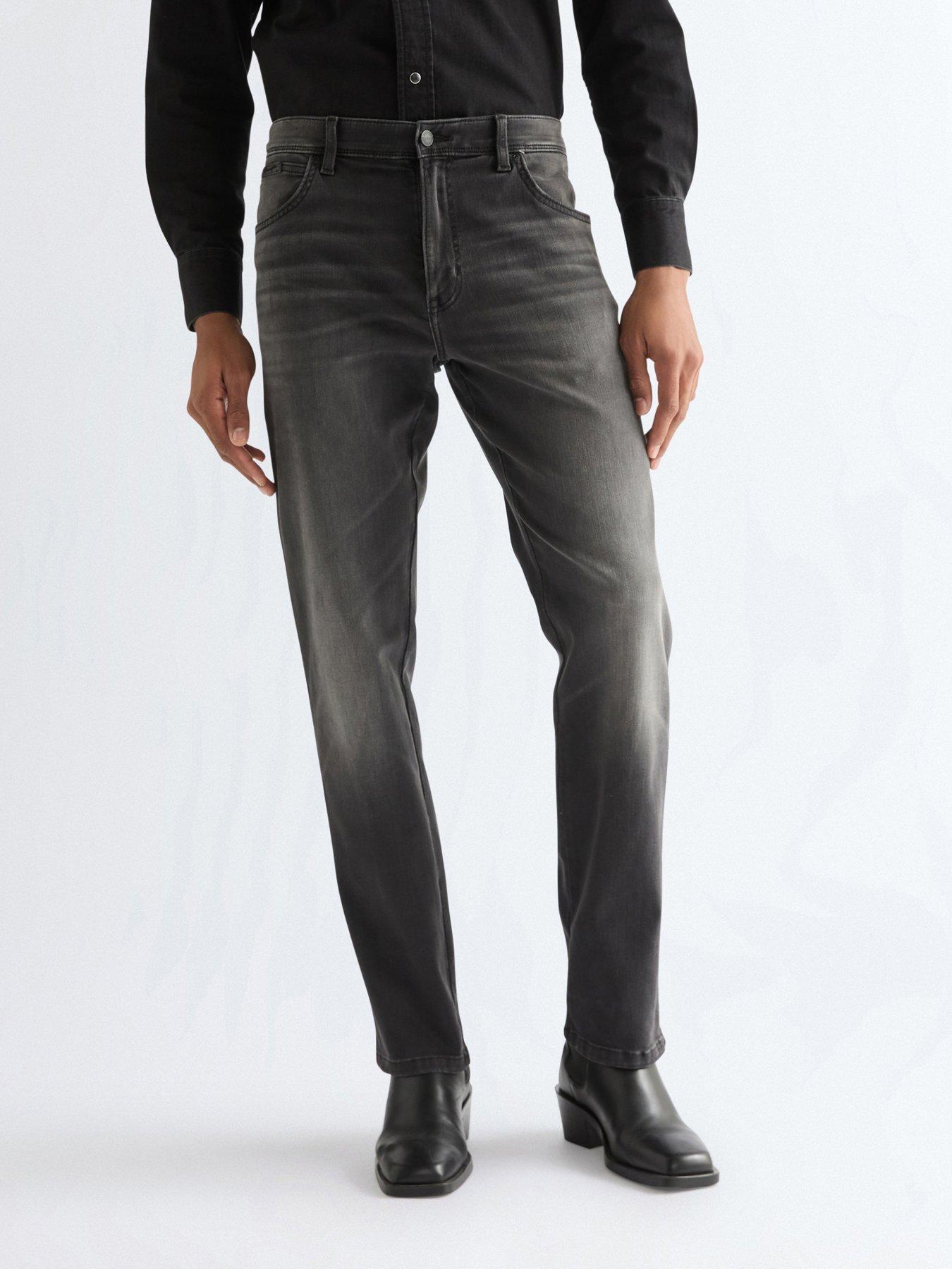 Wrangler Texas Stretch Straight Jeans - Black