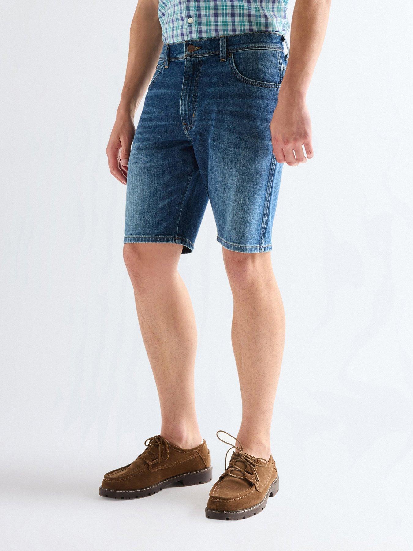 Wrangler: Texas Denim Shorts - Dark Blue